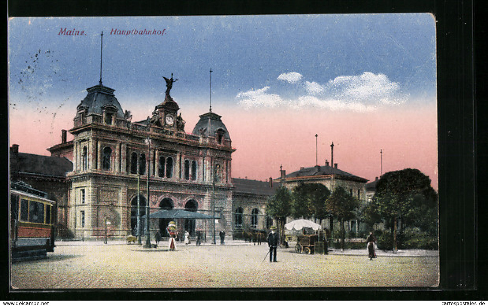 AK Mainz A. Rh., Blick Zum Hauptbahnhof  - Mainz