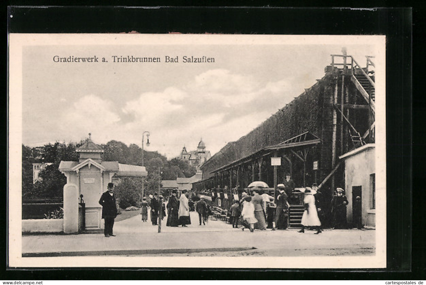 AK Bad Salzuflen, Gradierwerk A. Trinkbrunnen  - Bad Salzuflen