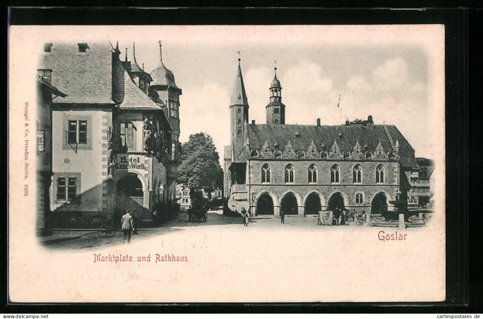 AK Goslar, Marktplatz Und Rathaus  - Goslar