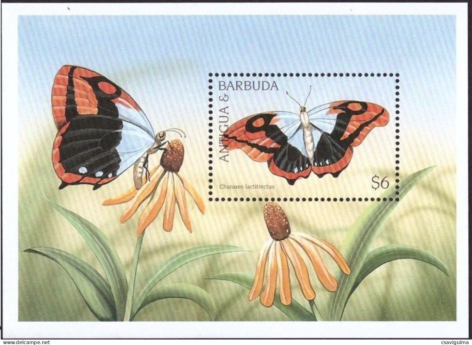 Antigua & Barbuda - 1997 - Insects: Butterflies - Yv Bf 355 - Farfalle