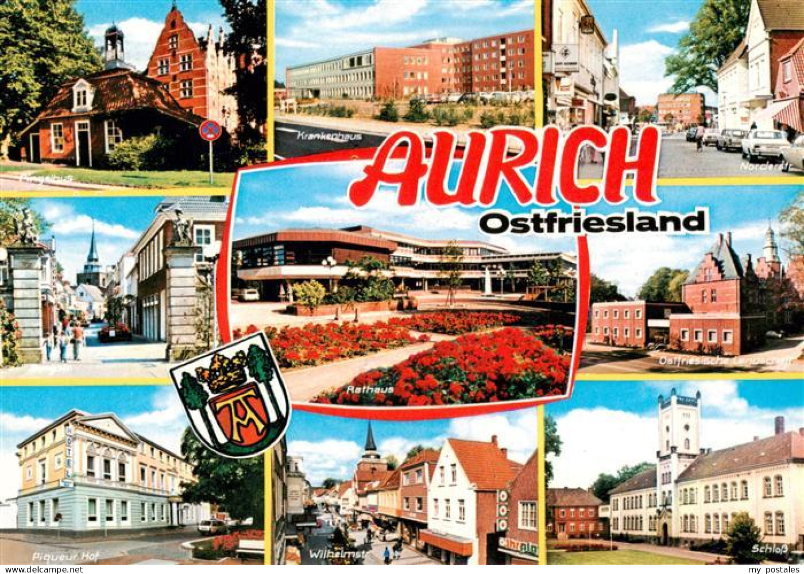 73930081 Aurich_Ostfriesland Pingelhus Burgstrasse Piqueur Hof Krankenhaus Ratha - Aurich