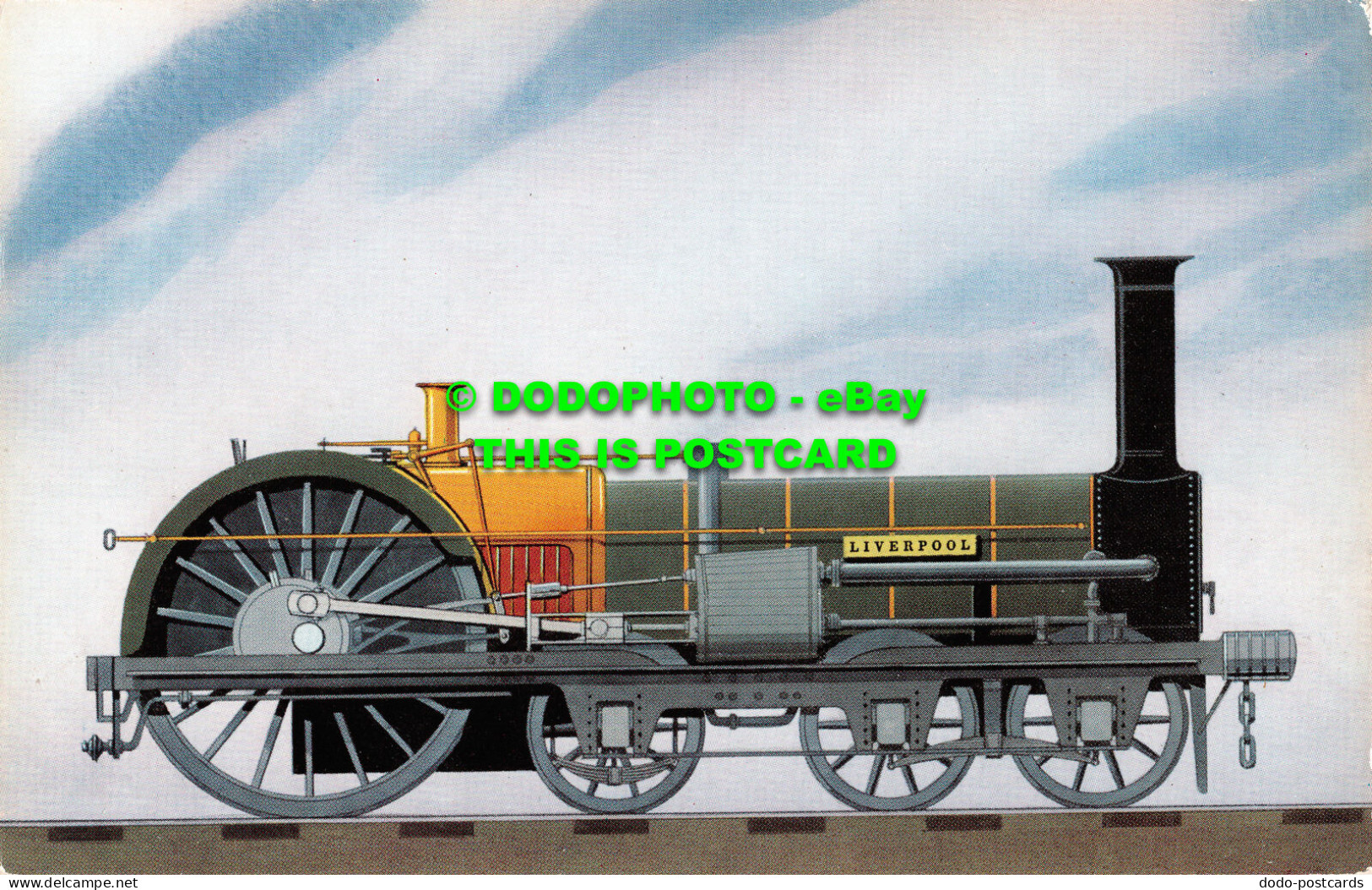 R485009 Cramptons Locomotive Liverpool London And North Western Railway 1848. Sa - Other & Unclassified