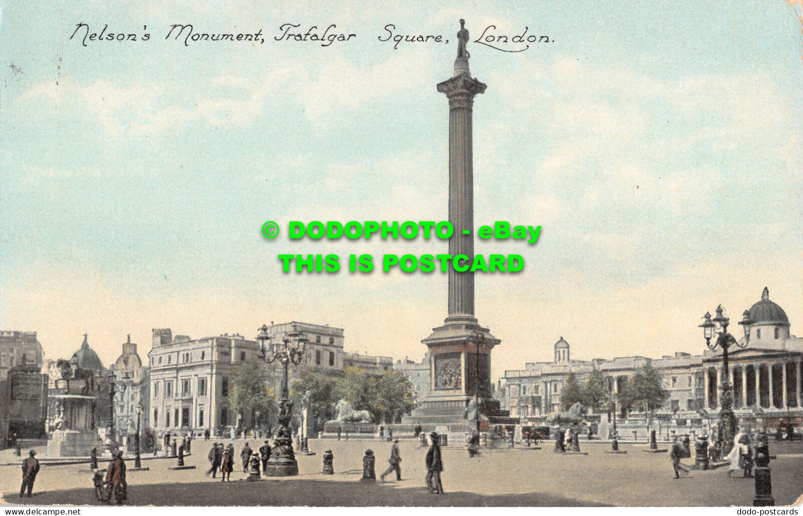 R484313 London. Nelson Monument. Trafalgar Square. M. And L. National Series - Autres & Non Classés