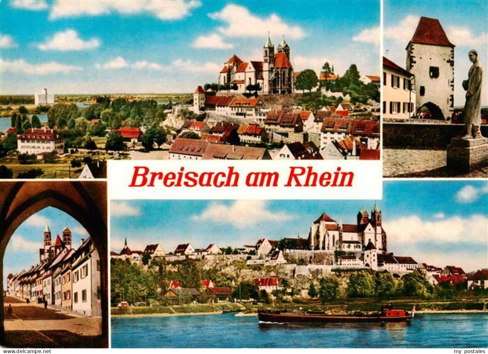 73930009 Breisach_Rhein Stadtpanorama Blick Zum Muenster - Breisach