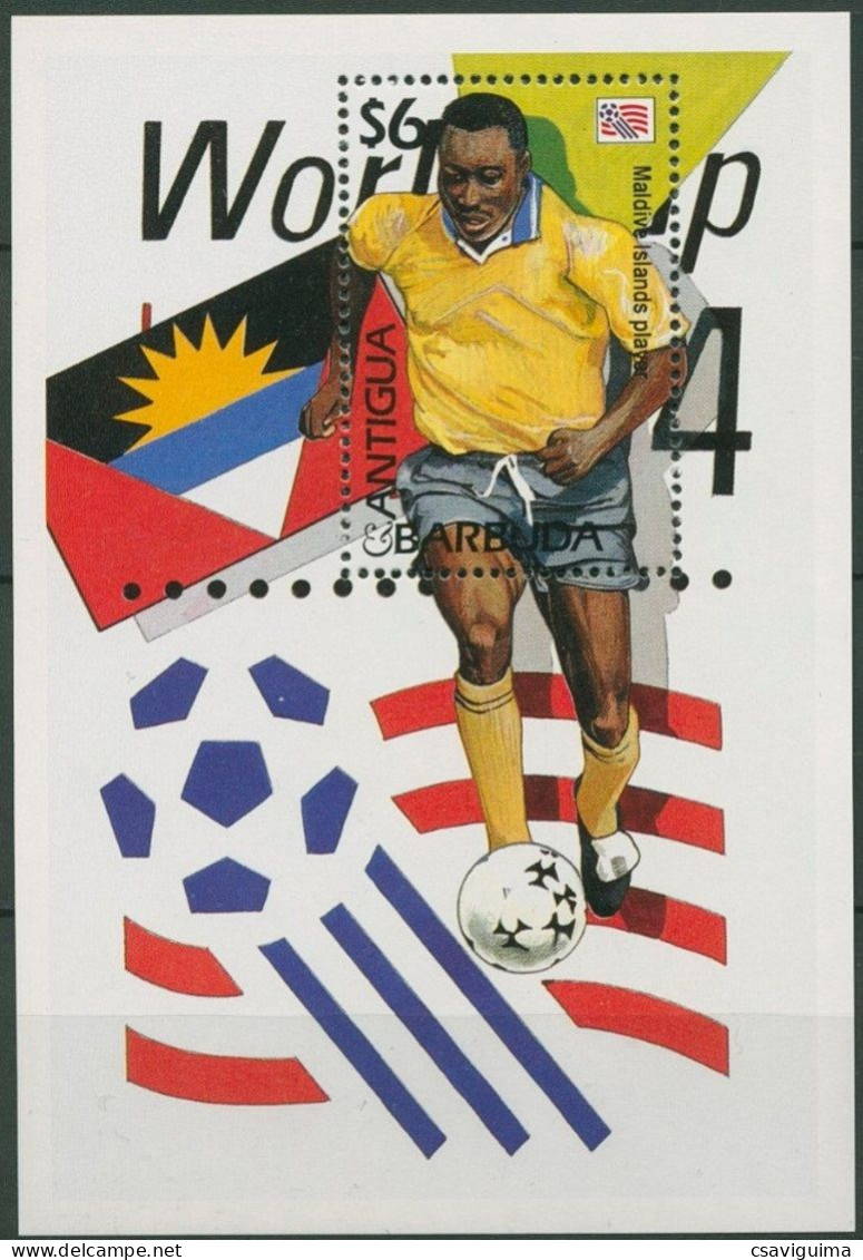 Antigua & Barbuda - 1994 - World Cup - Yv Bf 297 - 1994 – États-Unis