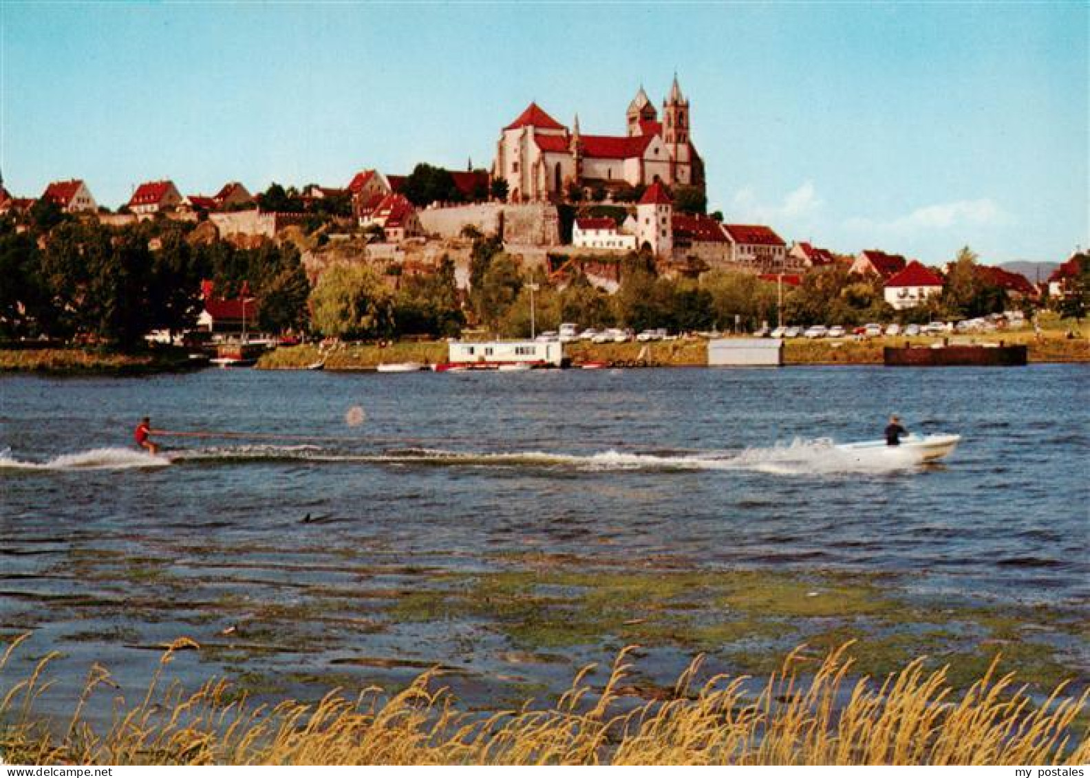 73930006 Breisach_Rhein Panorama Blick Ueber Den Rhein - Breisach