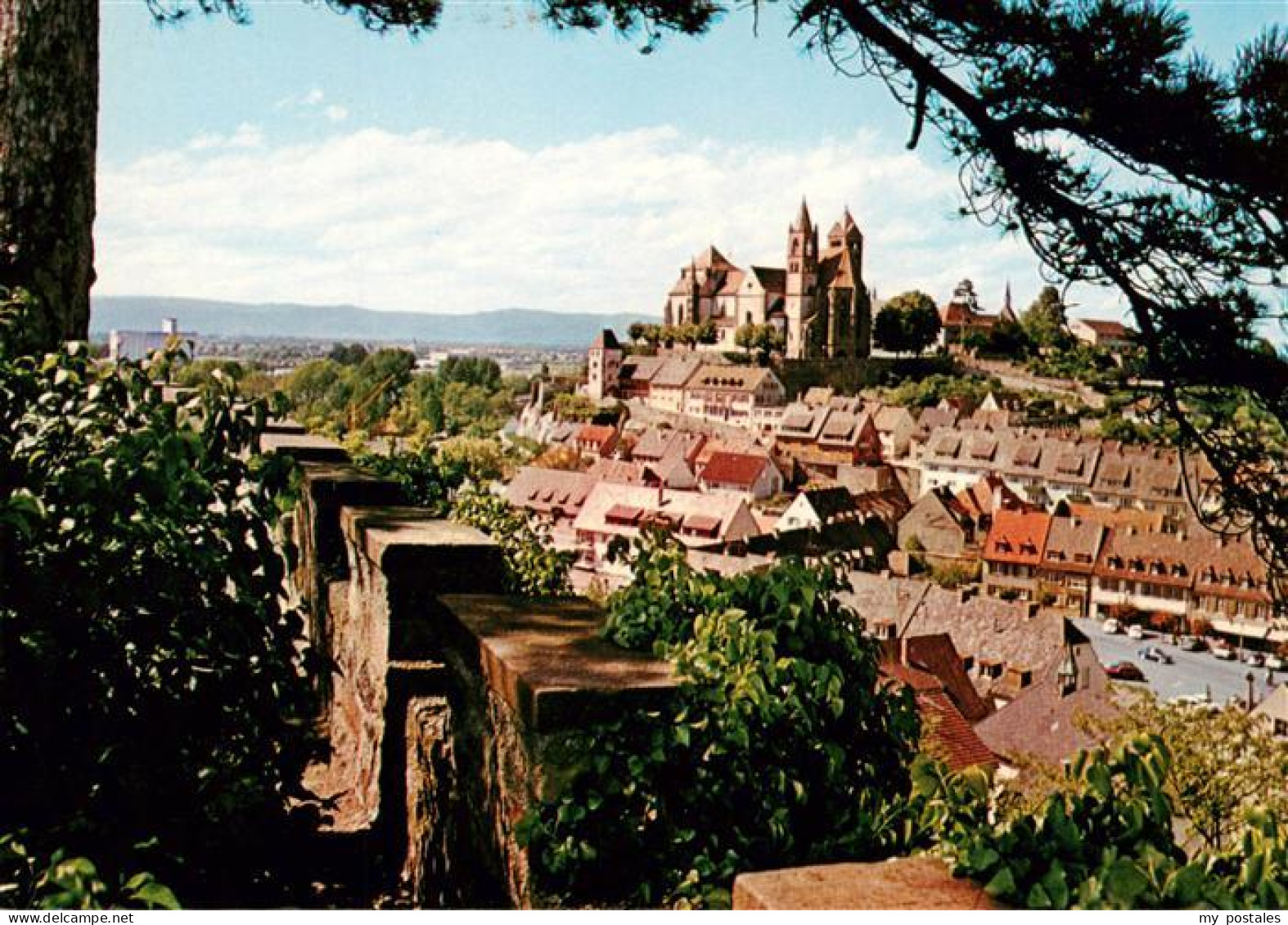 73930005 Breisach_Rhein Panorama Blick Vom Eckartsberg - Breisach