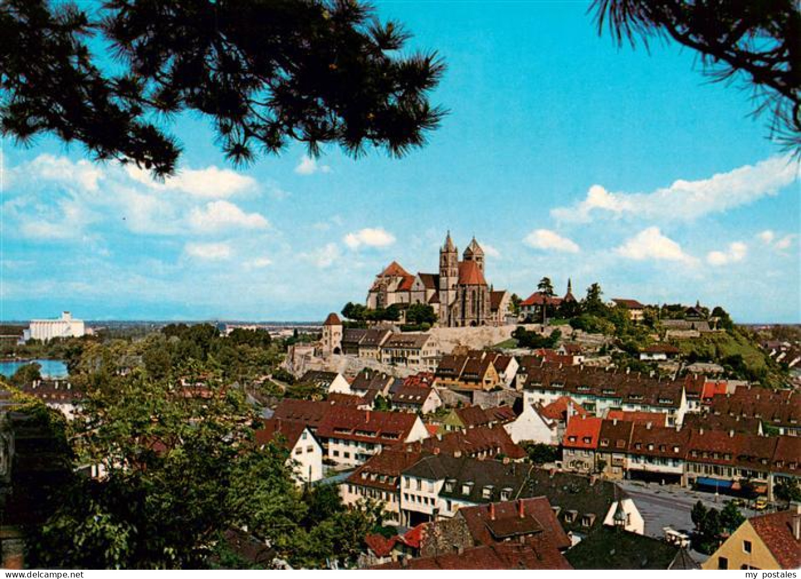 73930000 Breisach_Rhein Panorama Mit Stephansmuenster  - Breisach