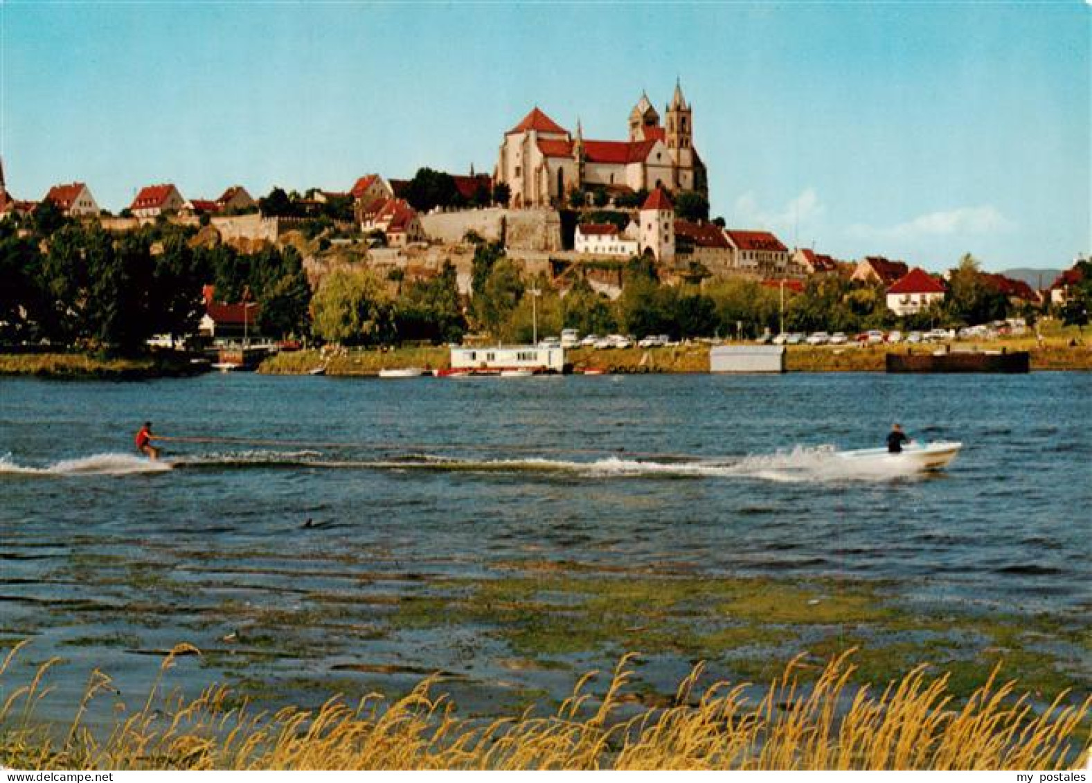 73929984 Breisach_Rhein Stephansmuenster Rheinpartie - Breisach