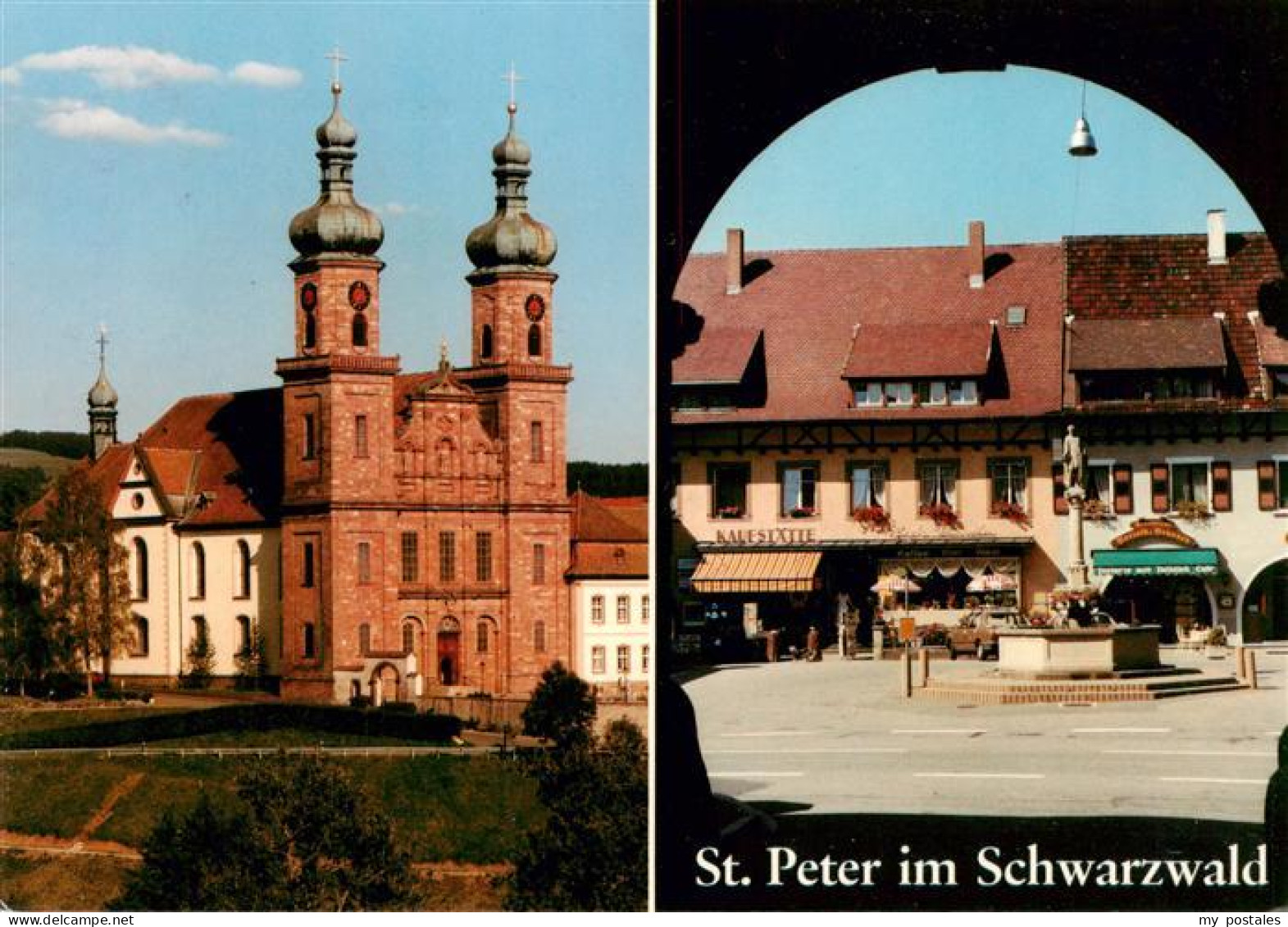73929935 St_Peter_Schwarzwald Ehem Klosterkirche Bertoldsplatz - St. Peter