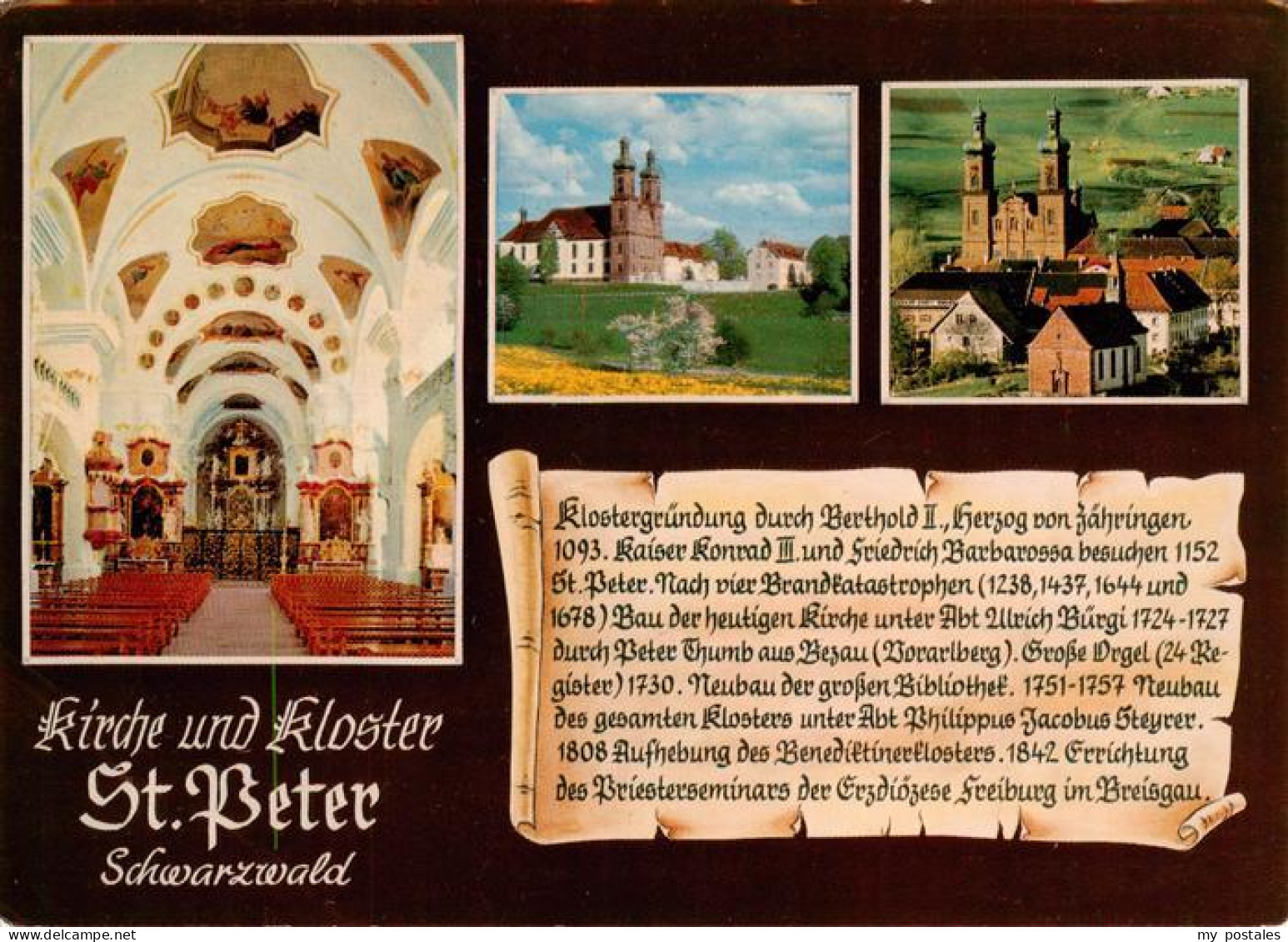 73929933 St_Peter_Schwarzwald Kirche Inneres Und Kloster - St. Peter