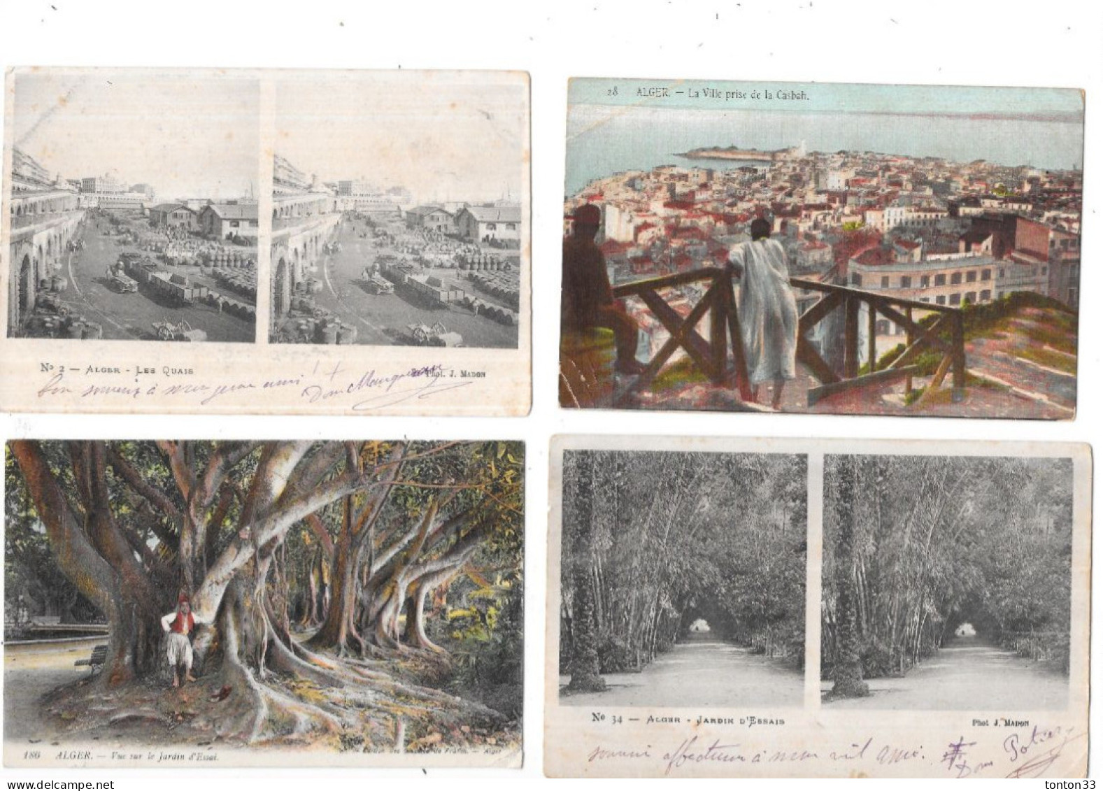 ALGER - ALGERIE -  LOT De 16 CPA De La Ville    - TOUL 6 - - 5 - 99 Postcards