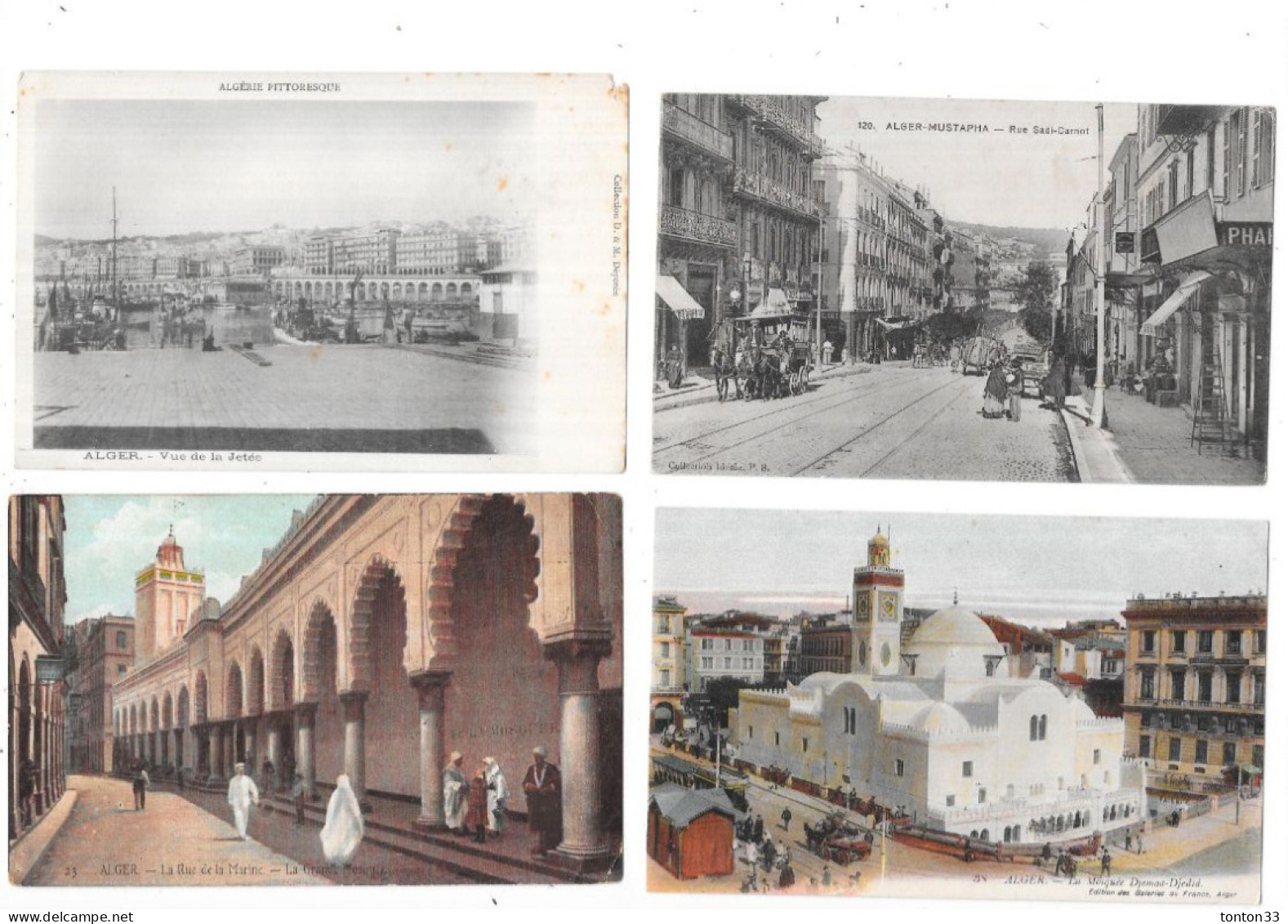 ALGER - ALGERIE -  LOT De 16 CPA De La Ville    - TOUL 6 - - 5 - 99 Postkaarten