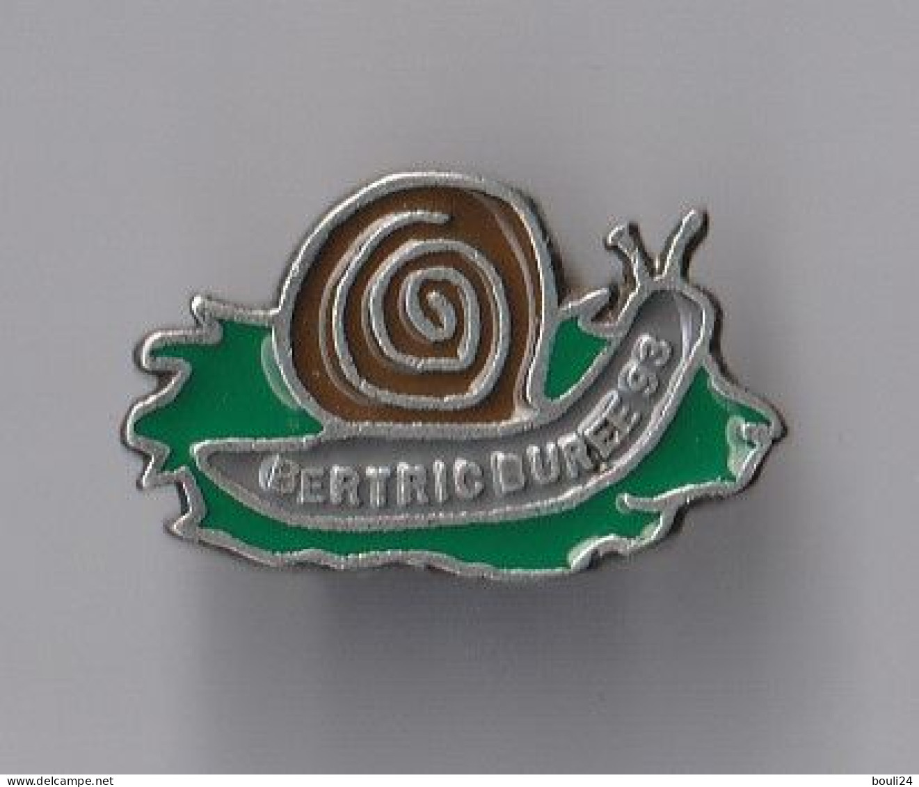 PIN'S THEME VILLE  BERTRIC  BUREE 1993  EN DORDOGNE  FETE DE L 'ESCARGOT - Cities