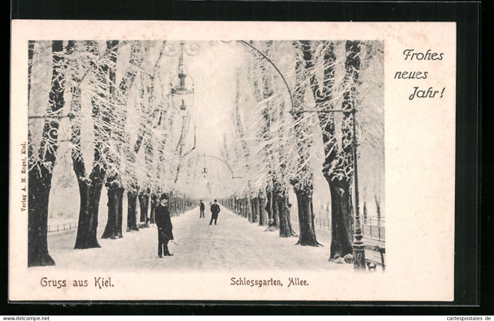 AK Kiel, Allee Zum Schlossgarten Im Winter  - Kiel