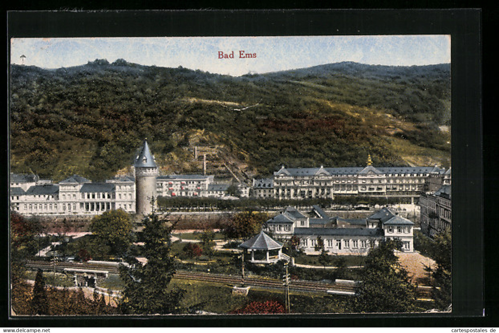 AK Bad Ems, Blick Von Der Lahn  - Bad Ems