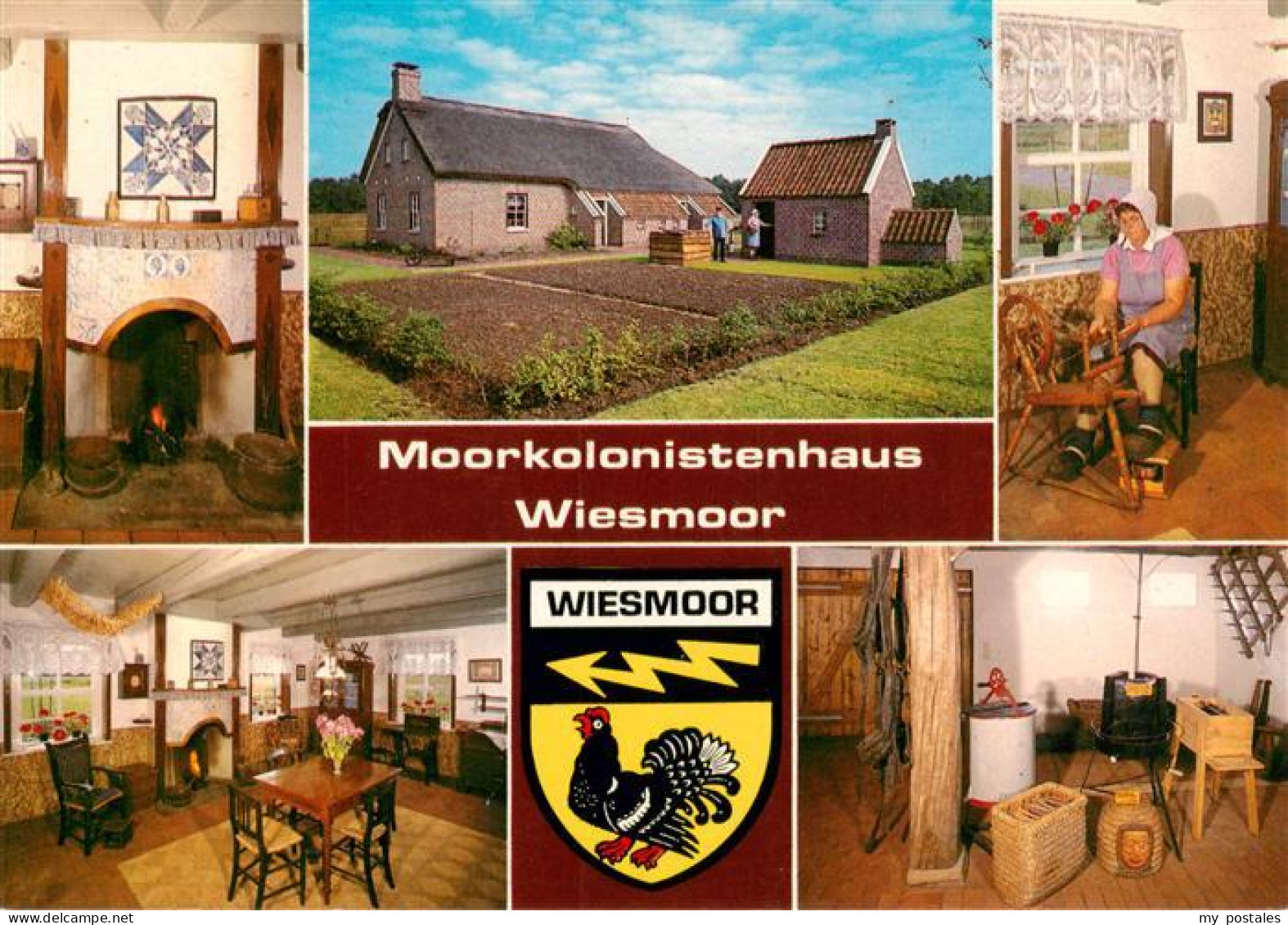 73930989 Wiesmoor Moorkolonistenhaus Kaminzimmer Spinnerin - Wiesmoor
