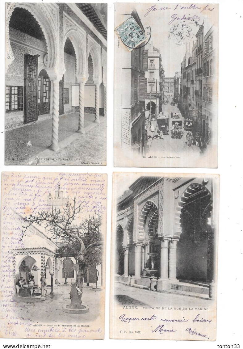 ALGER - ALGERIE -  LOT De 12 CPA De La Ville    - TOUL 6 - - 5 - 99 Cartes