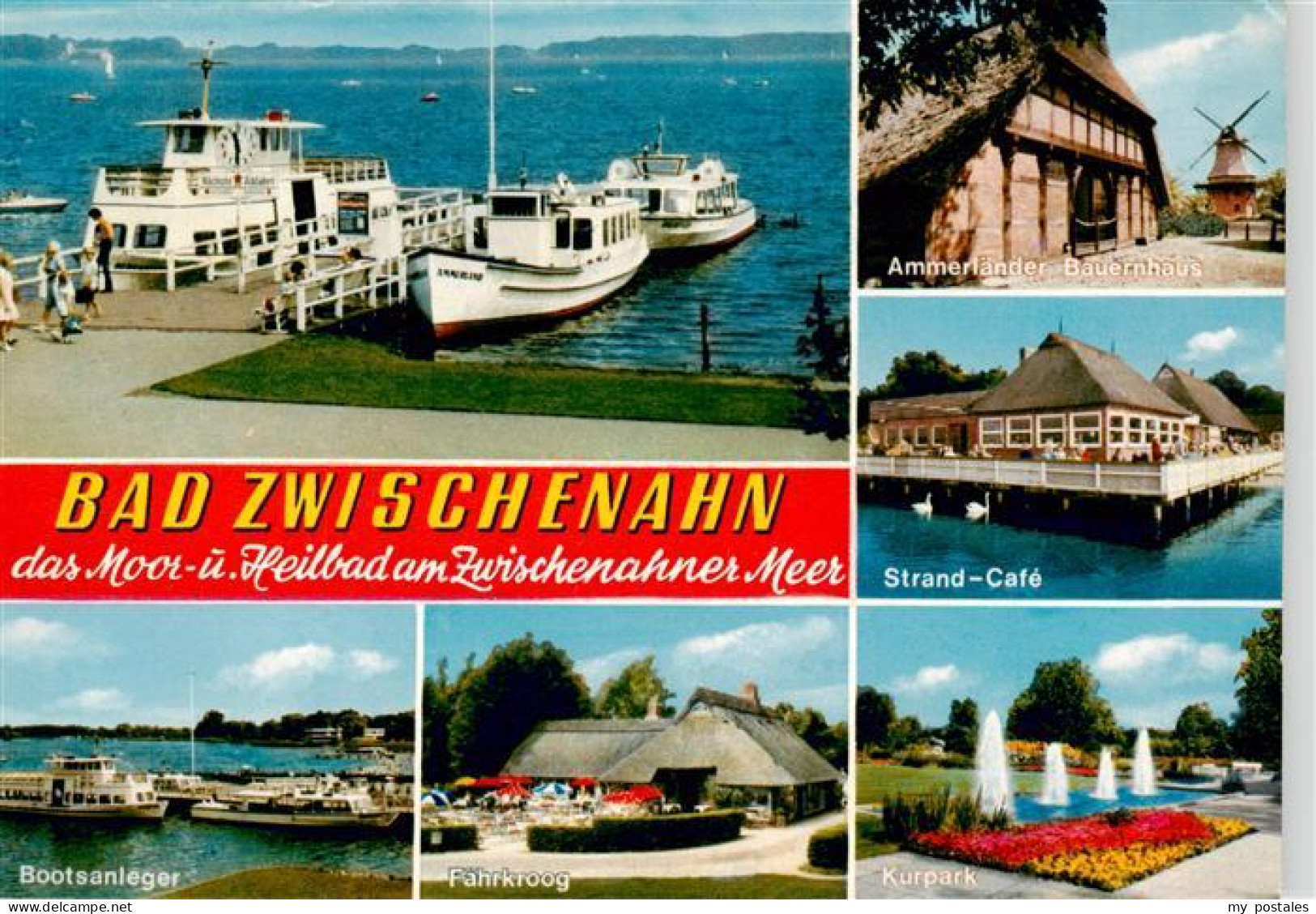 73930966 Bad_Zwischenahn Faehre Ammerlaender Bauernhaus Strand Cafe Bootsanleger - Bad Zwischenahn