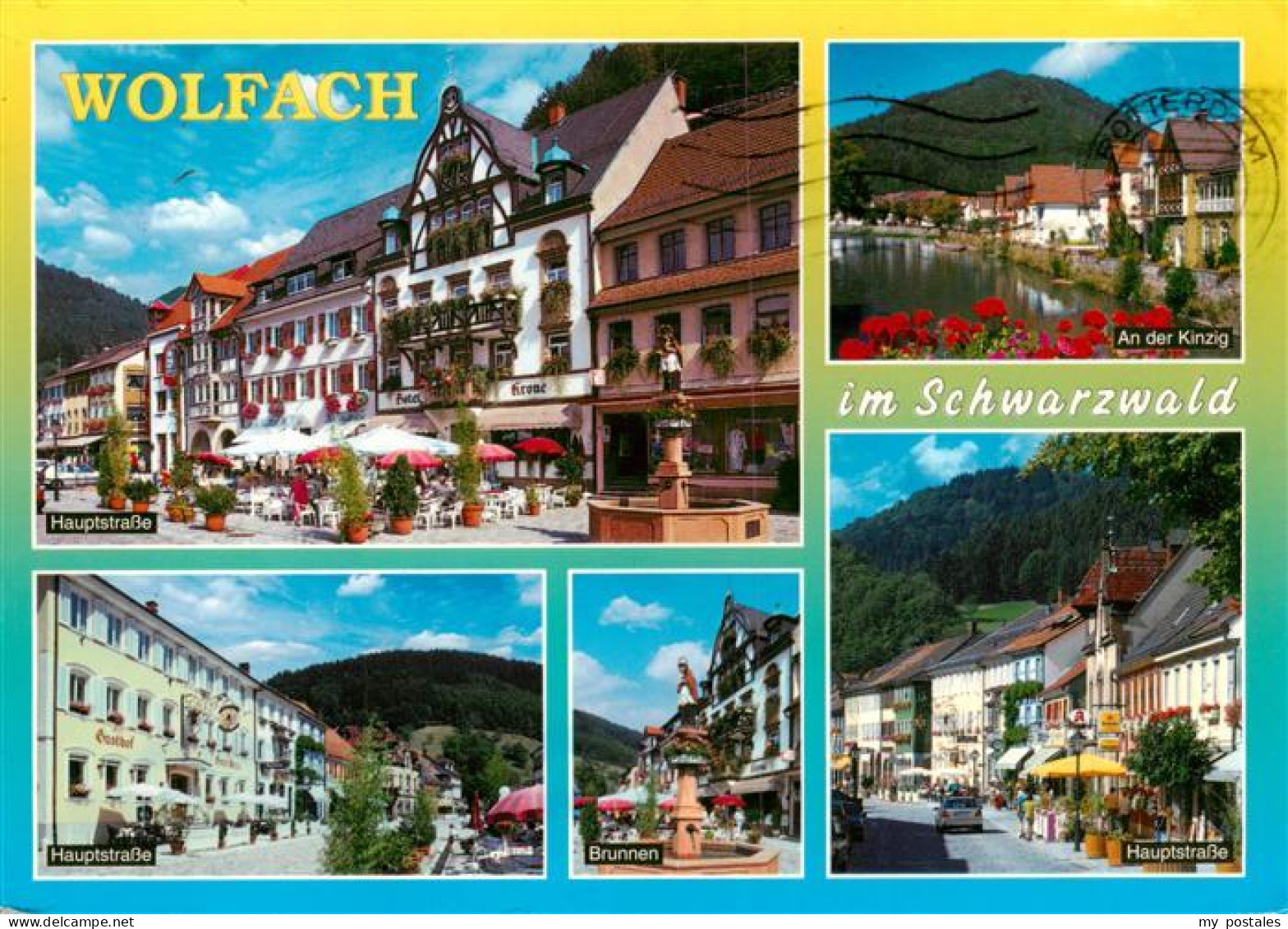 73930834 Wolfach_Schwarzwald Hauptstrasse Details An Der Kinzig Brunnen  - Wolfach