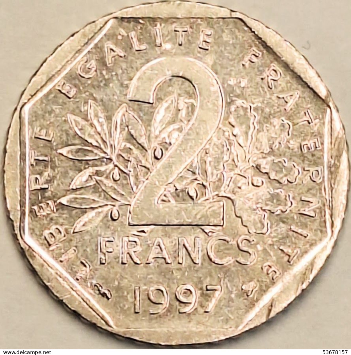 France - 2 Francs 1997, KM# 942.1 (#4328) - 2 Francs