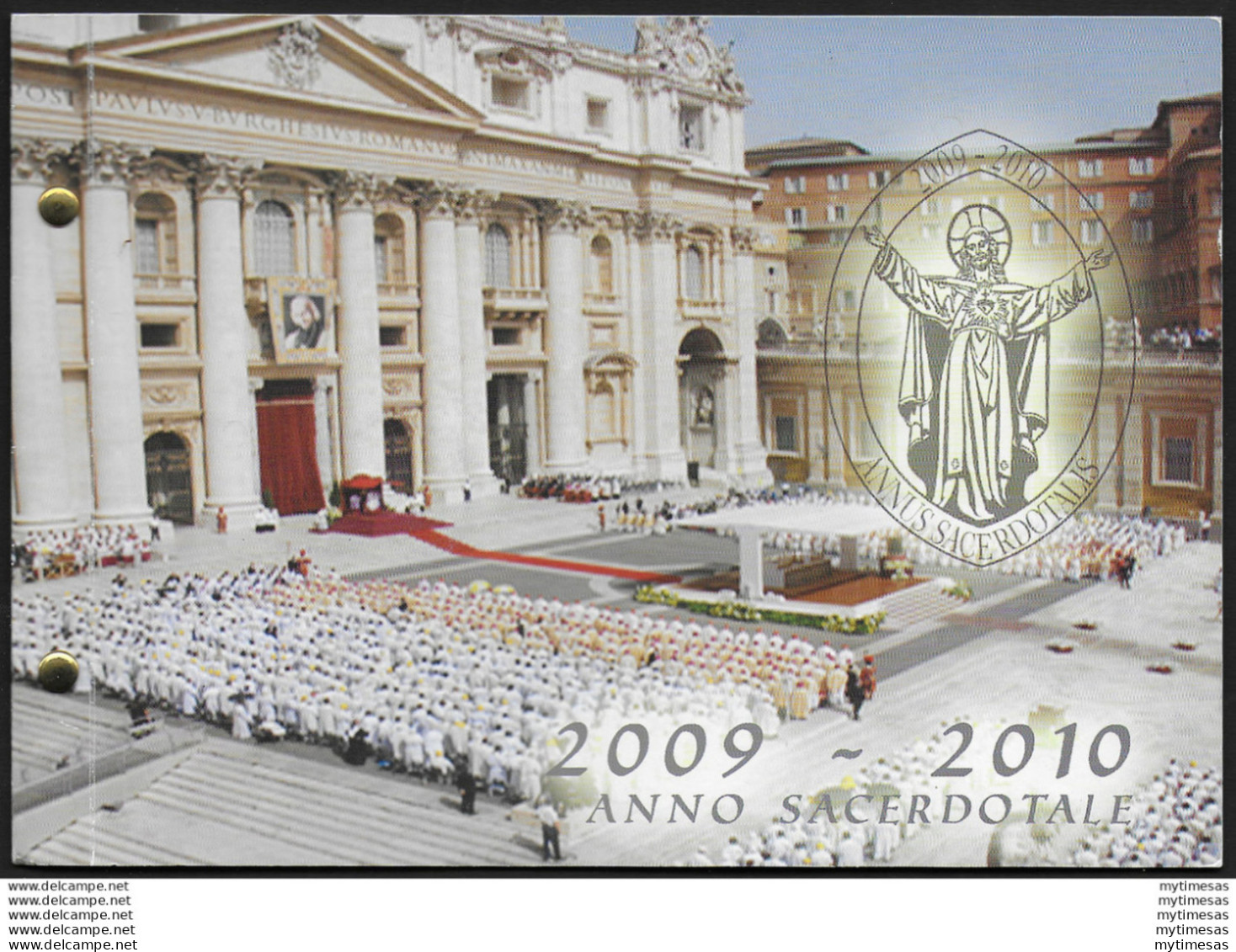 2010 Vaticano Anno Sacerdotale € 2,00 Busta Filatelico-numismatica - Vaticano (Ciudad Del)