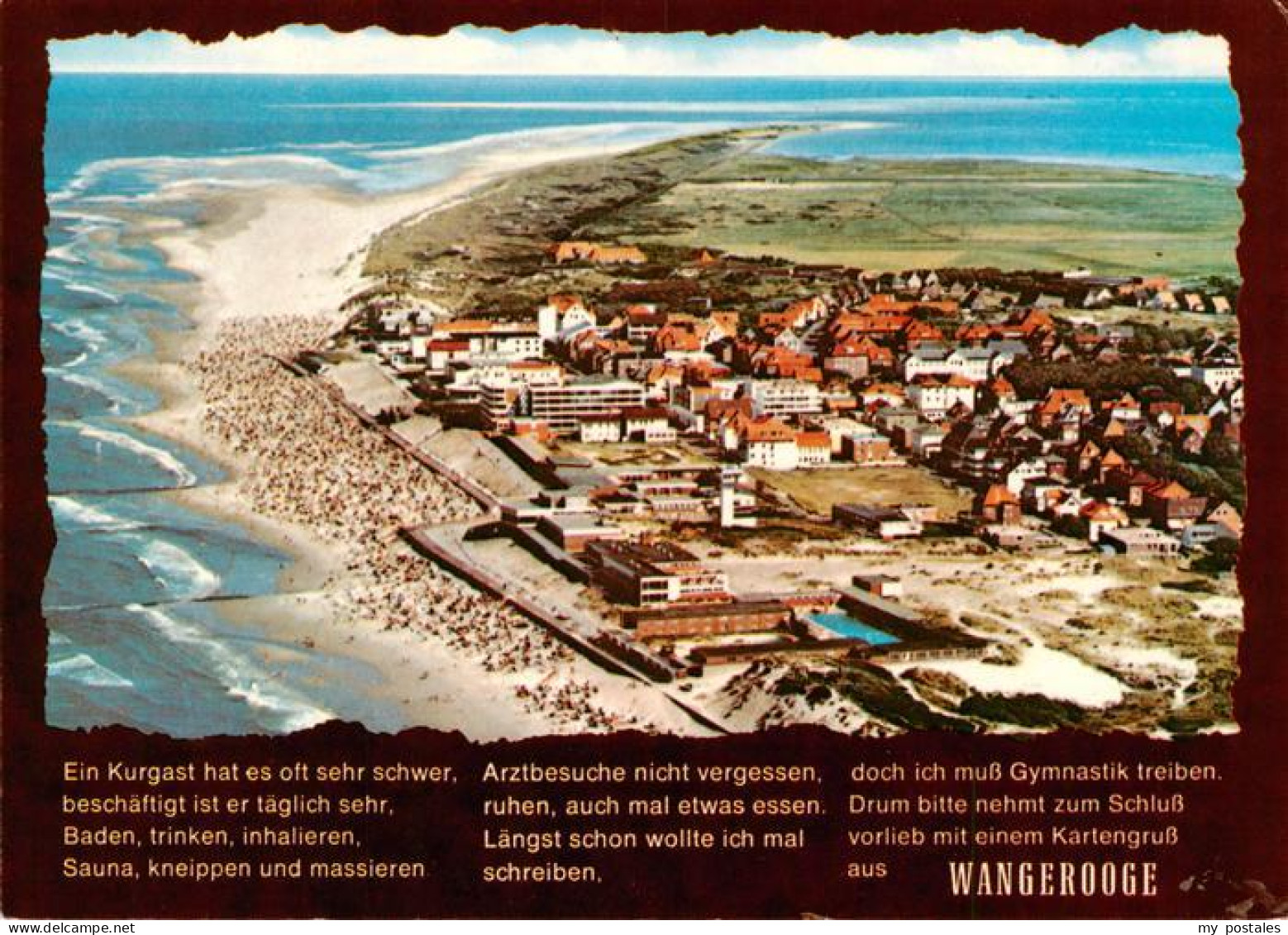 73930693 Wangerooge_Wangeroog_Nordseebad Fliegeraufnahme - Wangerooge