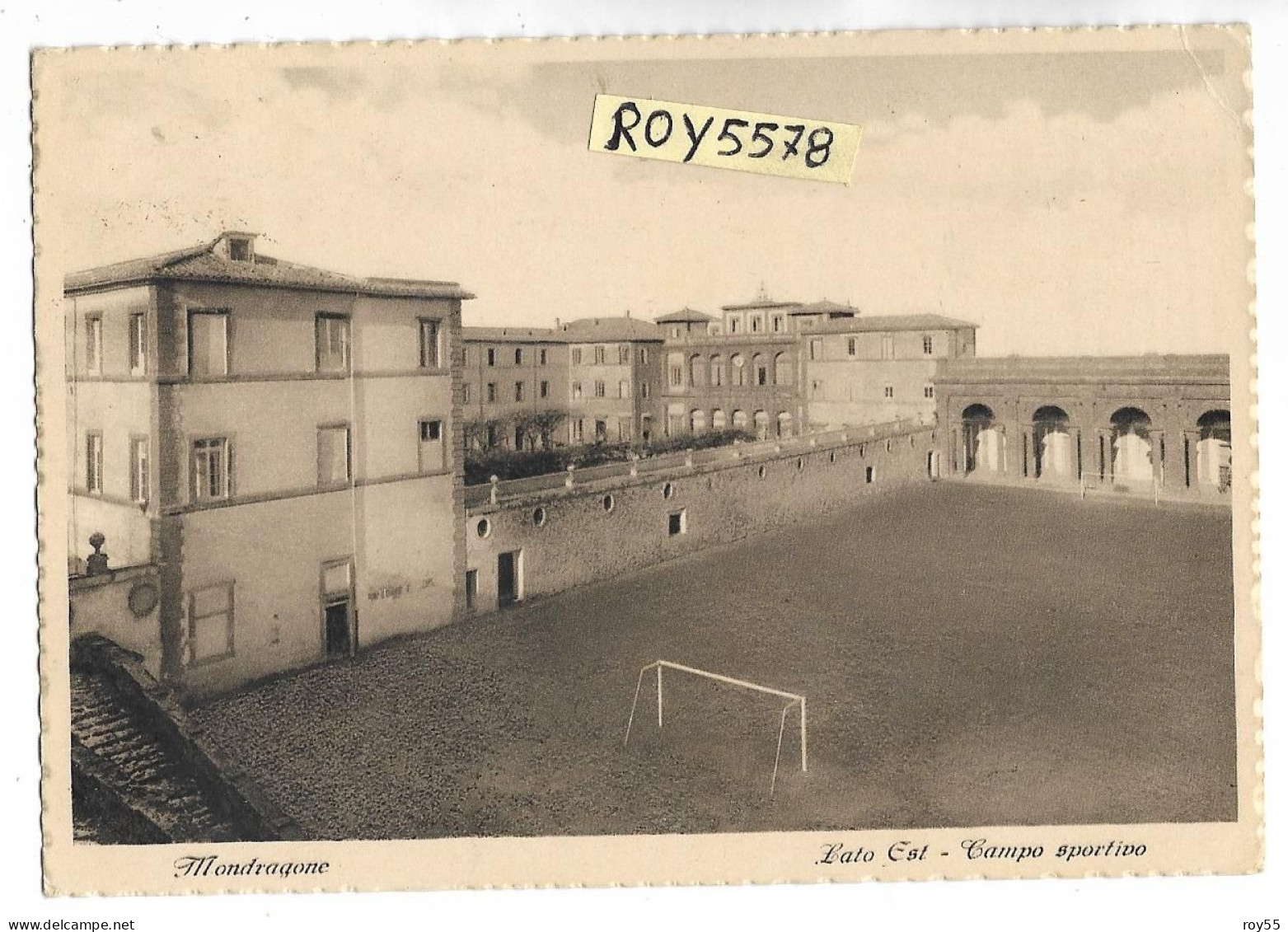 Stadium Estadio Stade Stadio Di Calcio Campo Sportivo Mondragone Monte Porzio Catone Frascati Lazio Anni 40 (v.retro) - Voetbal