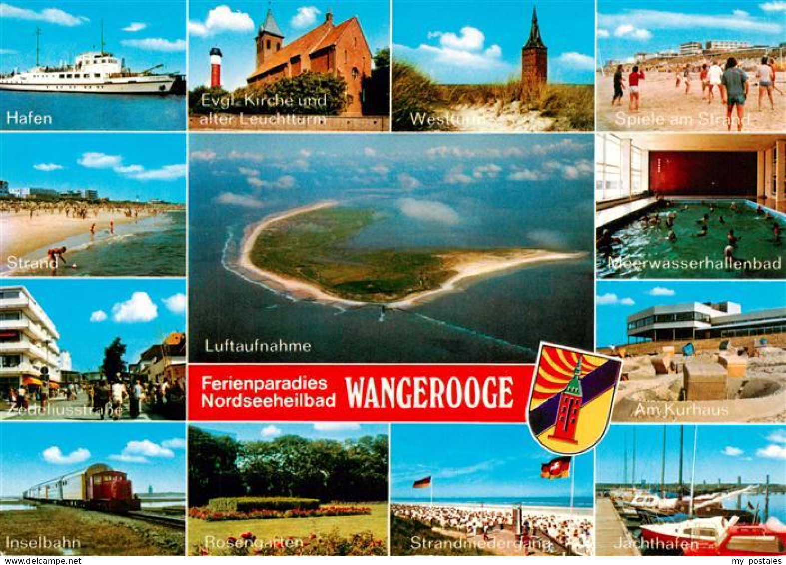 73930685 Wangerooge_Wangeroog_Nordseebad Hafen Strandpartien Zedeliusstrasse Ins - Wangerooge