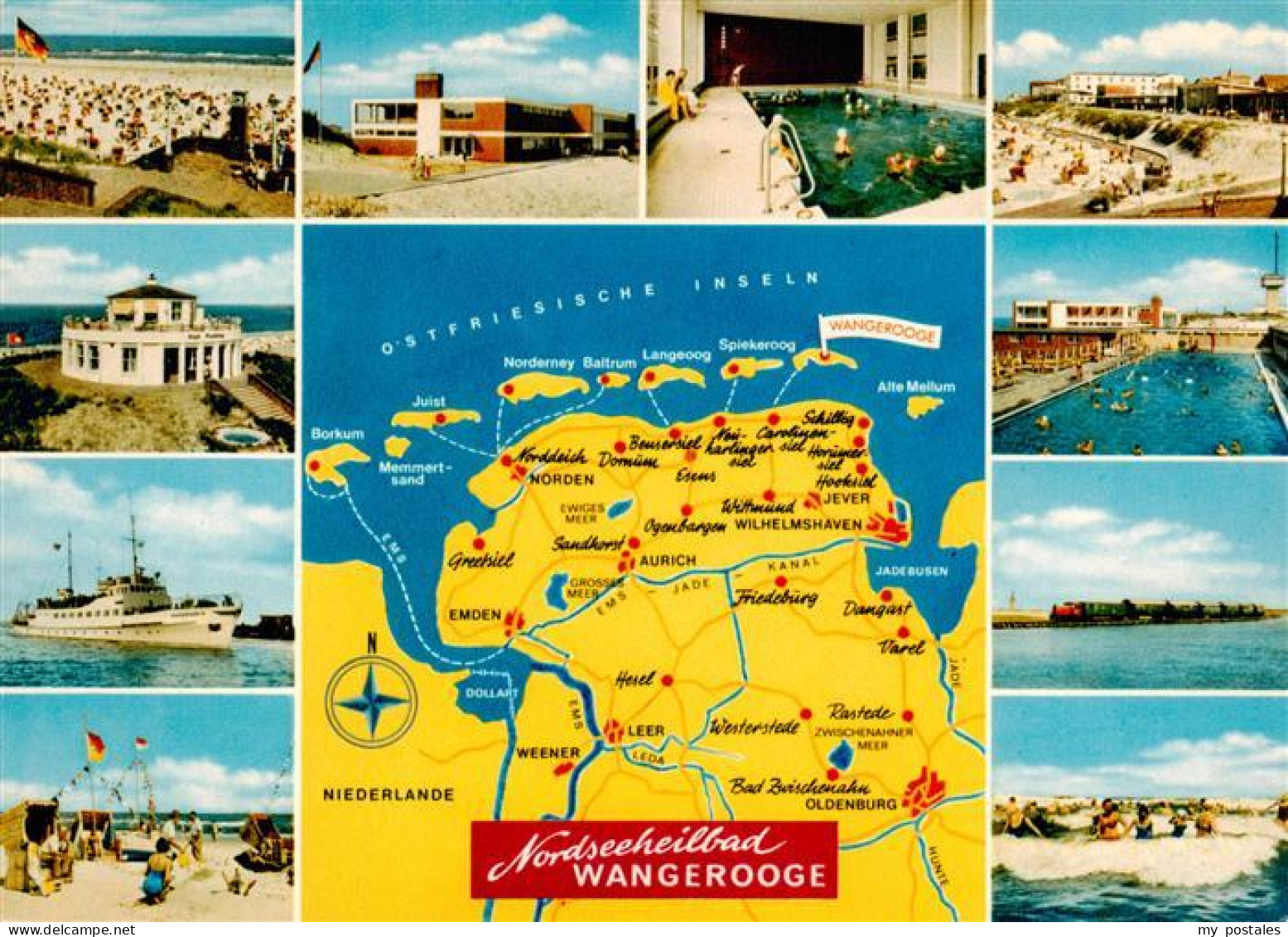 73930683 Wangerooge_Wangeroog_Nordseebad Strand Cafe Pudding MS Wangerooge Kurha - Wangerooge