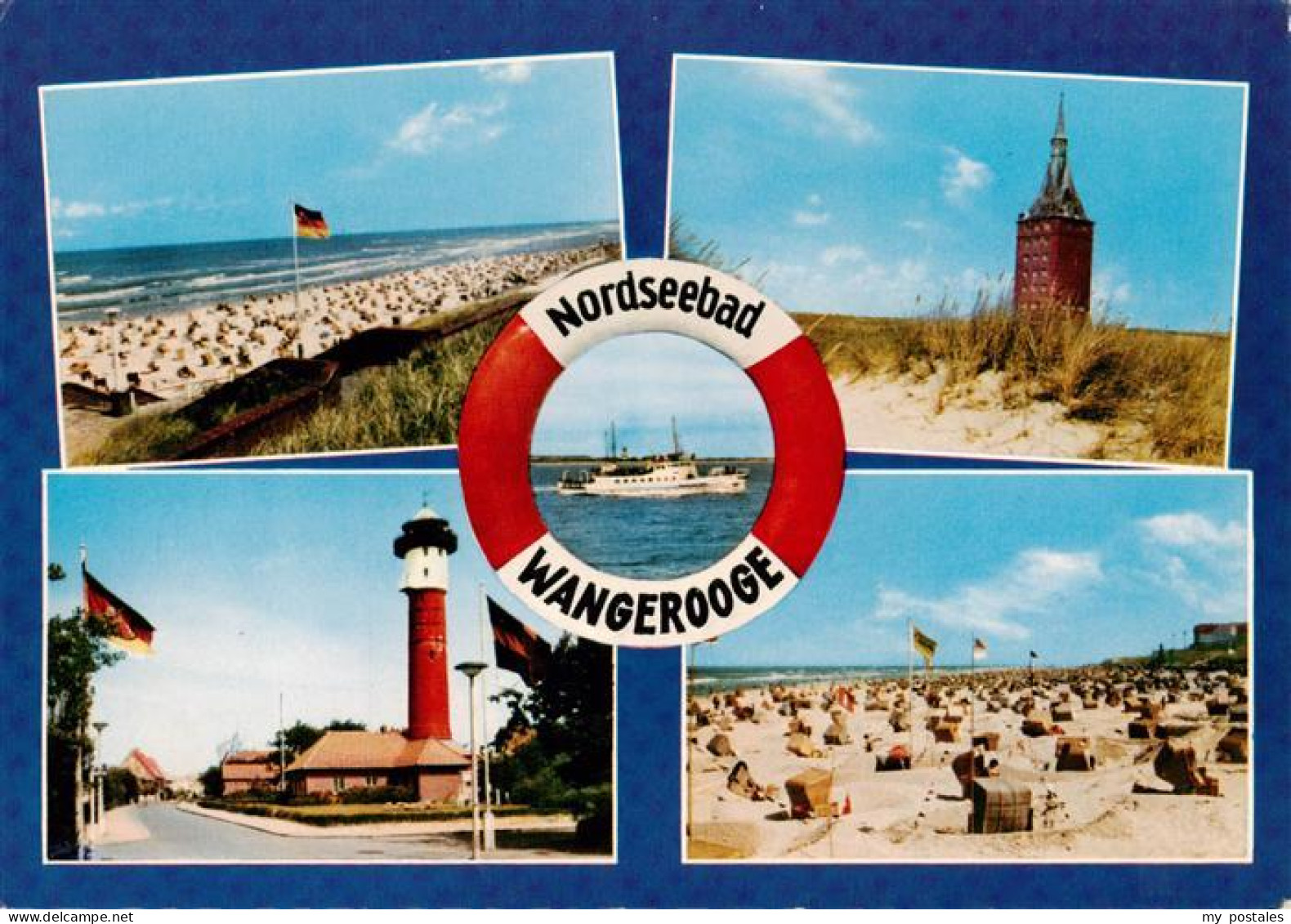 73930681 Wangerooge_Wangeroog_Nordseebad Strandpartien Westturm MS Wangerooge Le - Wangerooge