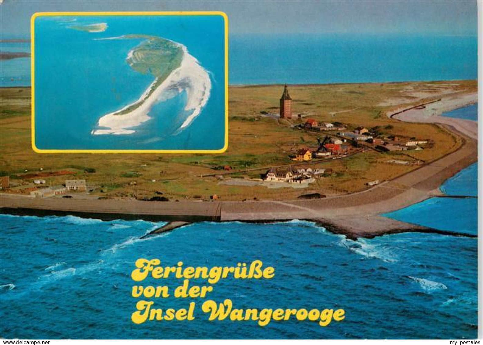 73930678 Wangerooge_Wangeroog_Nordseebad Fliegeraufnahmen Mit Westturm - Wangerooge