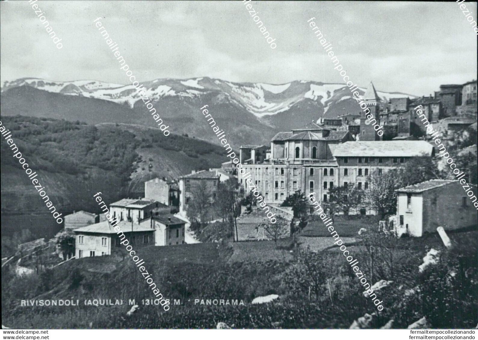 Bn425 Cartolina Rivisondoli Panorama Provincia Di L'aquila - L'Aquila