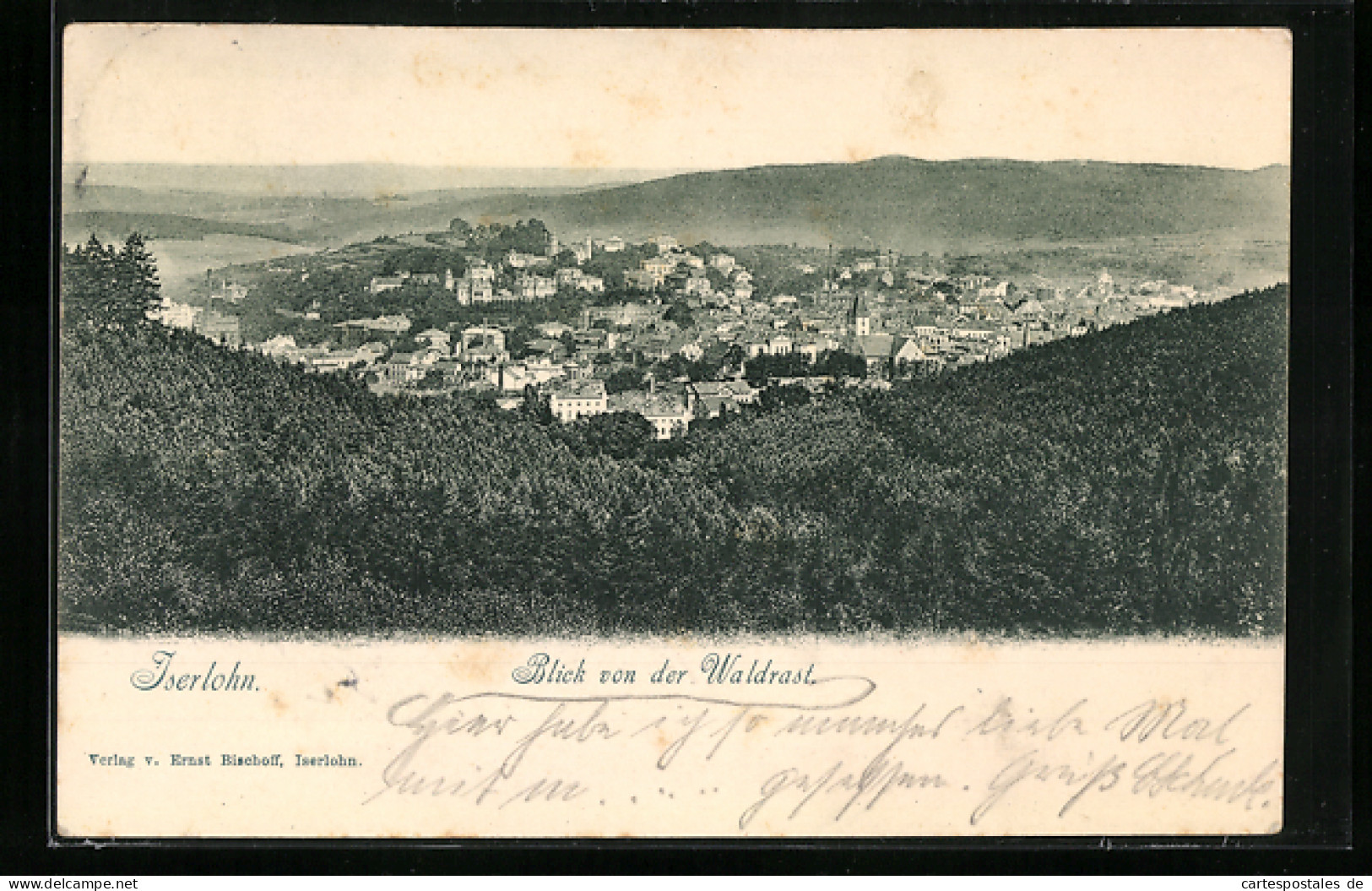 AK Iserlohn, Blick Von Der Waldrast, Gesamtansicht  - Iserlohn