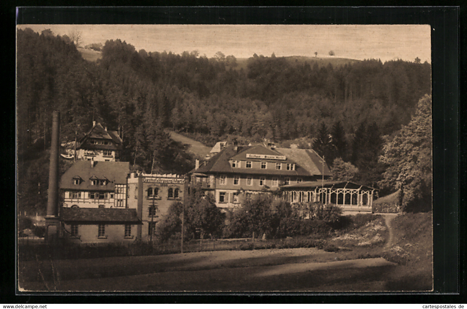 AK Triberg, Gasthof Und Brauerei Martin, Besitzer: Aug. Martin  - Triberg