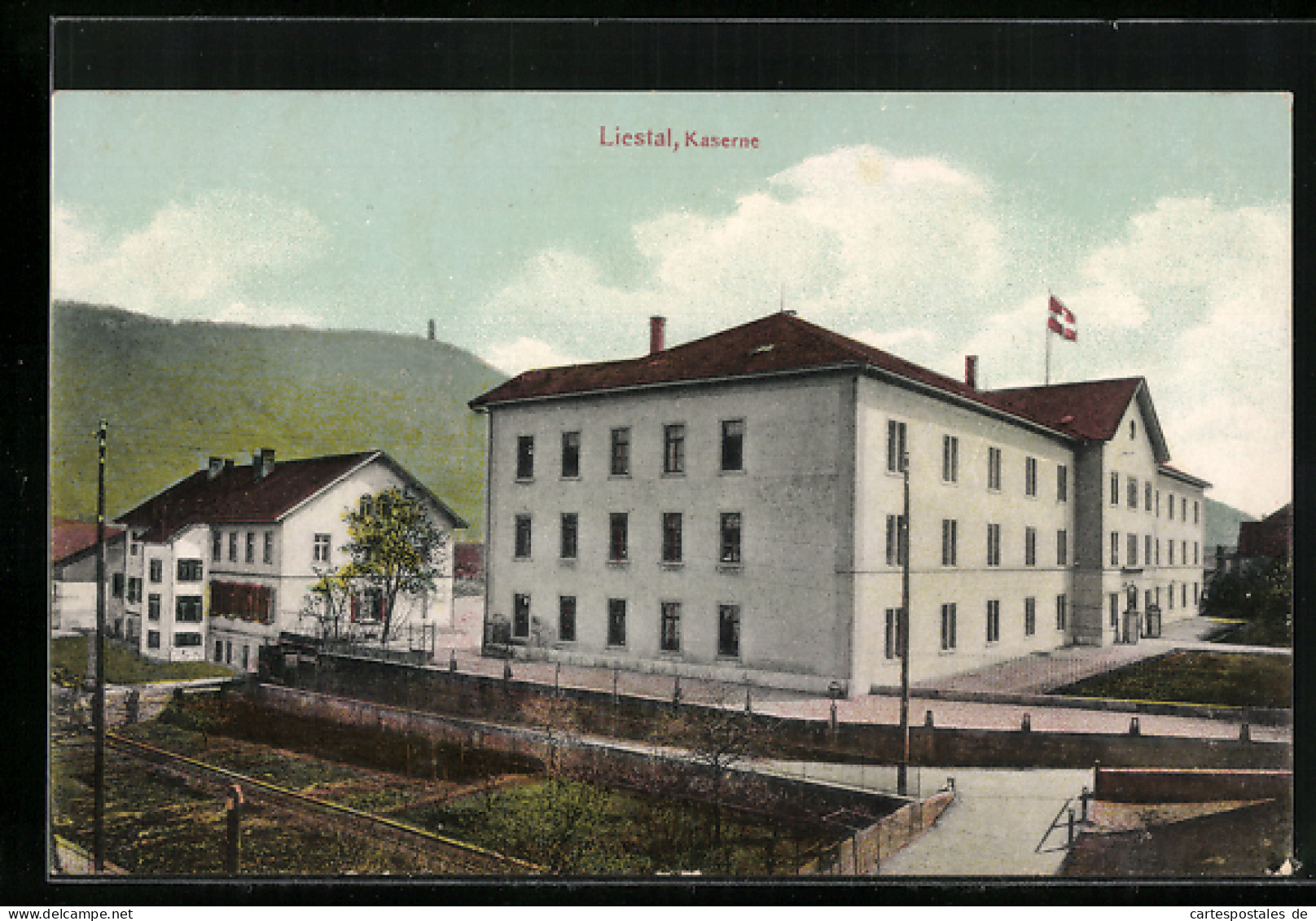 AK Liestal, Blick Auf Die Kaserne  - Liestal