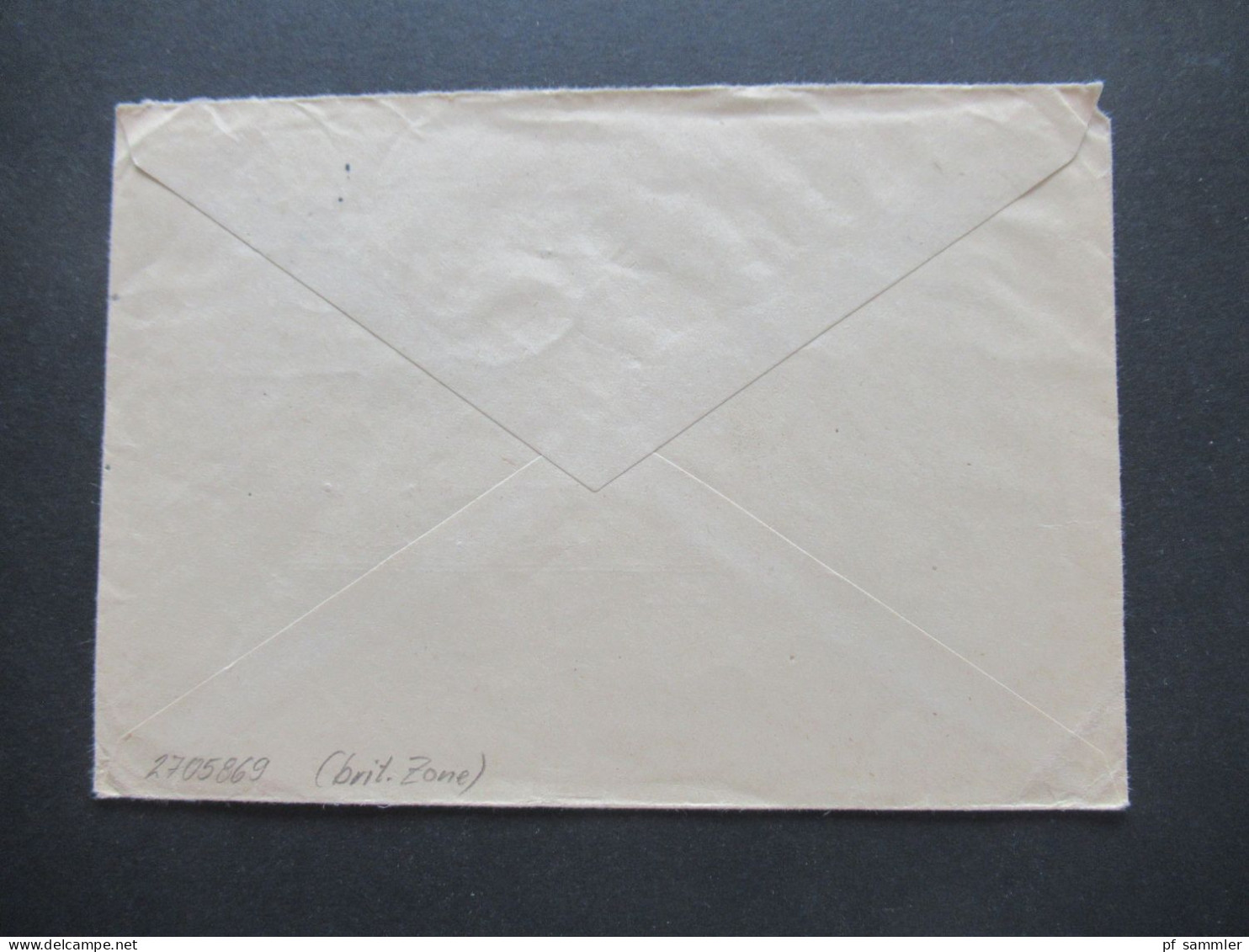 7.1949 Bizone Bauten MiF Nr. 85 (4) MeF Auf Auslandsbrief Übersee Mit Luftpost Köln Lindenthal - Denver Colorado USA - Covers & Documents