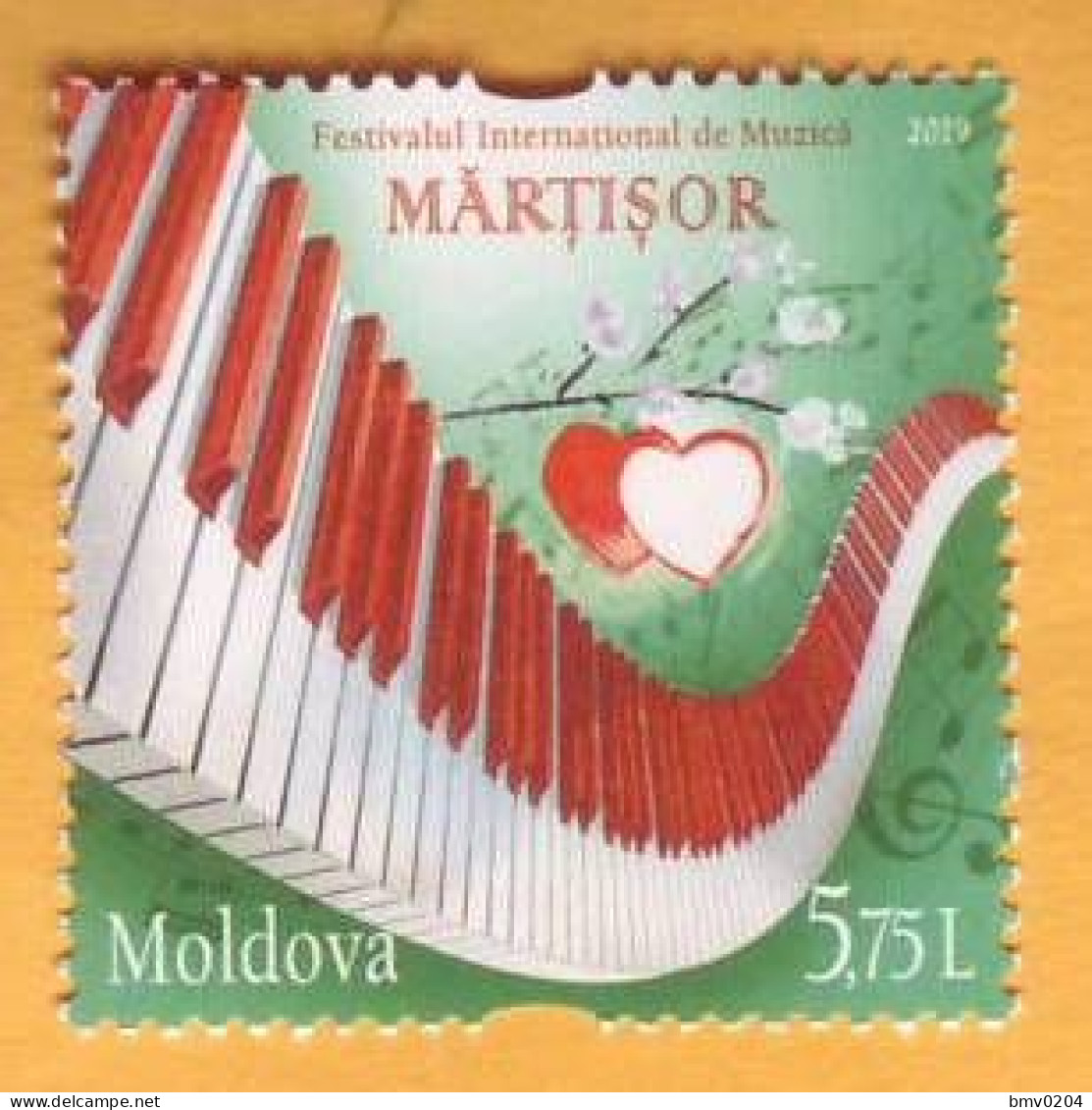 2019 Moldova Moldavie  International Music Festival "Martisor"  Mint  1v - Muziek