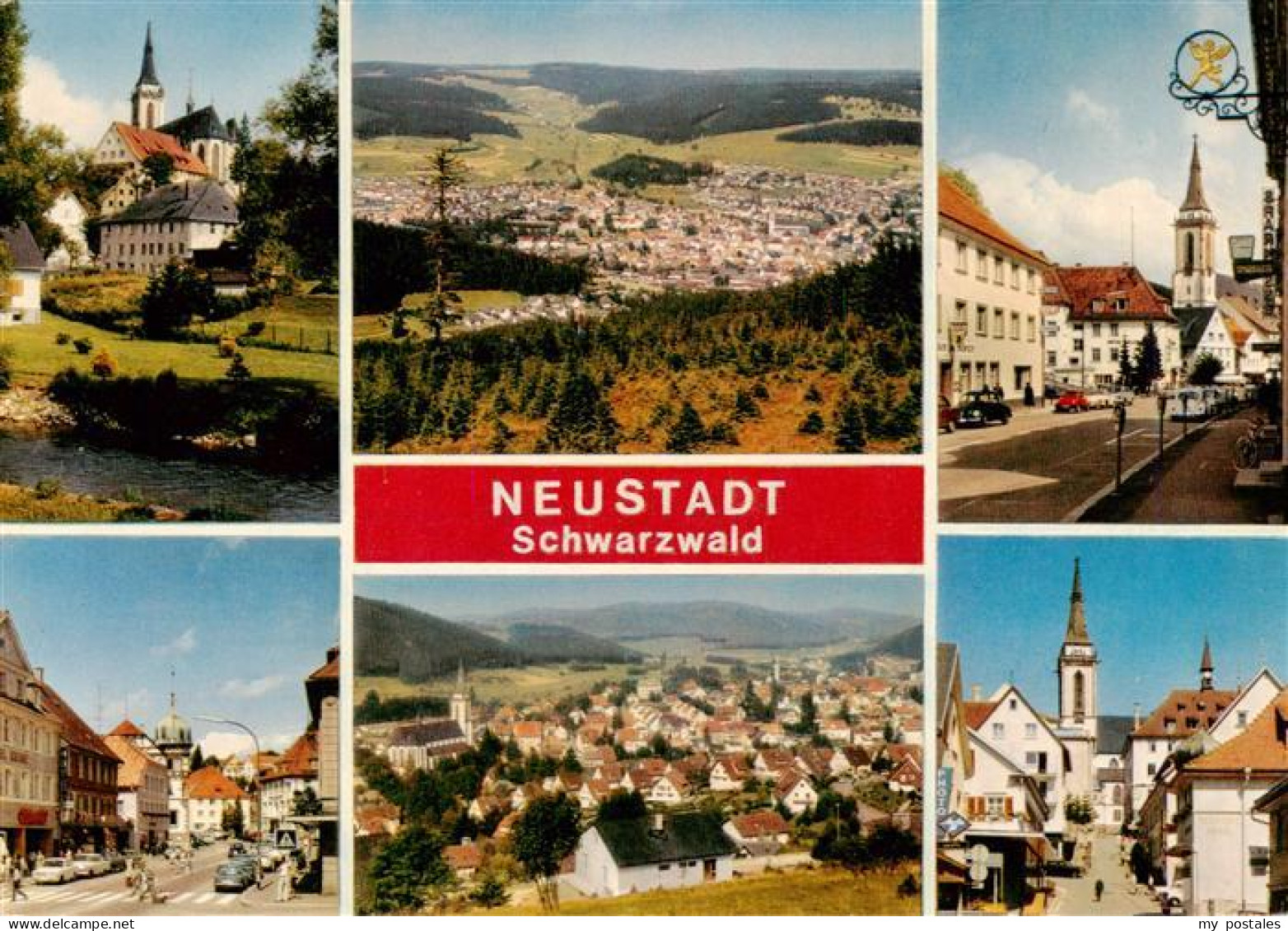 73929461 Neustadt__Schwarzwald_Titisee-Neustadt Kirche Panorama Hauptstrasse Tei - Titisee-Neustadt