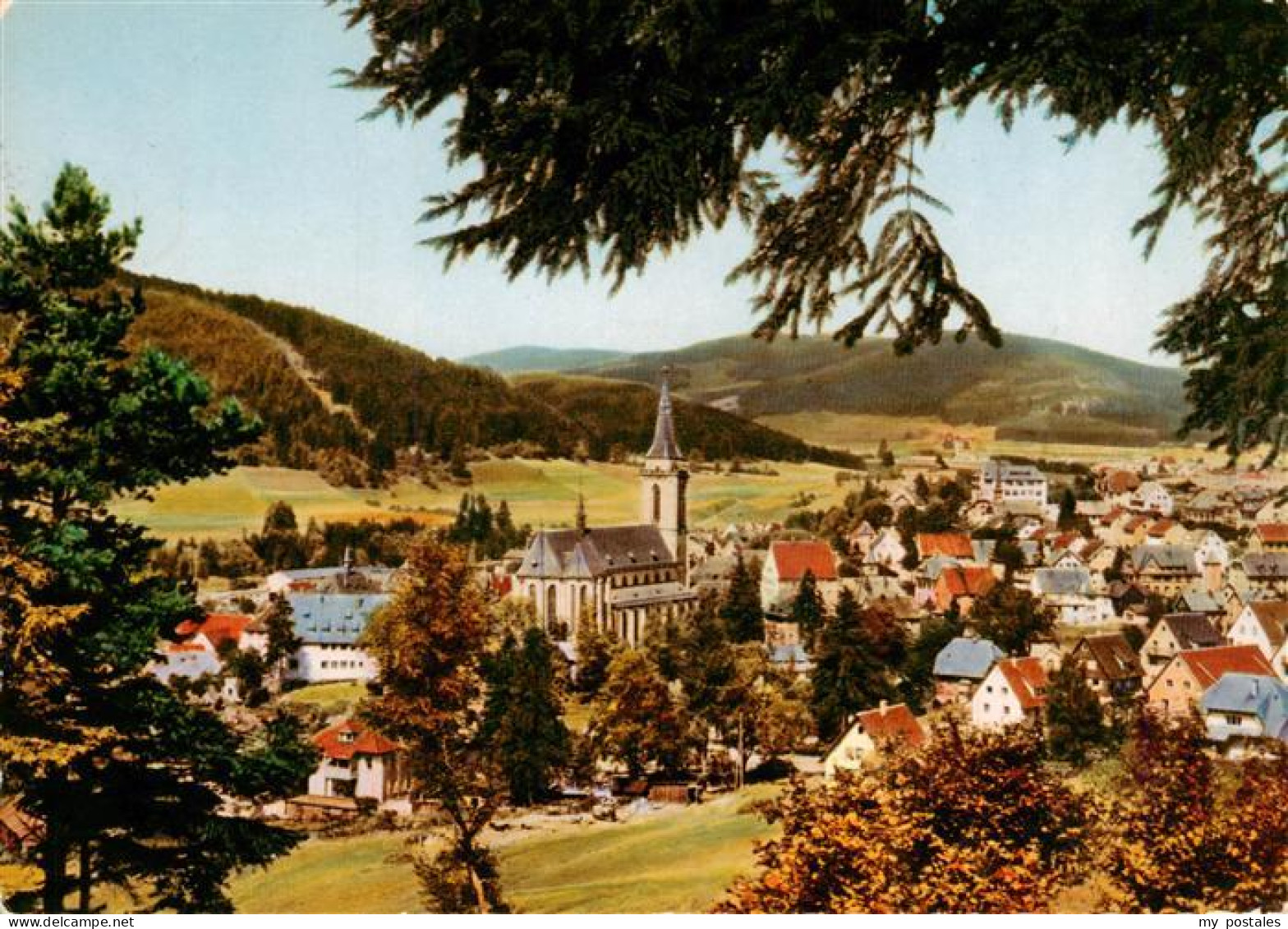 73929456 Neustadt__Schwarzwald_Titisee-Neustadt Panorama Kirche - Titisee-Neustadt