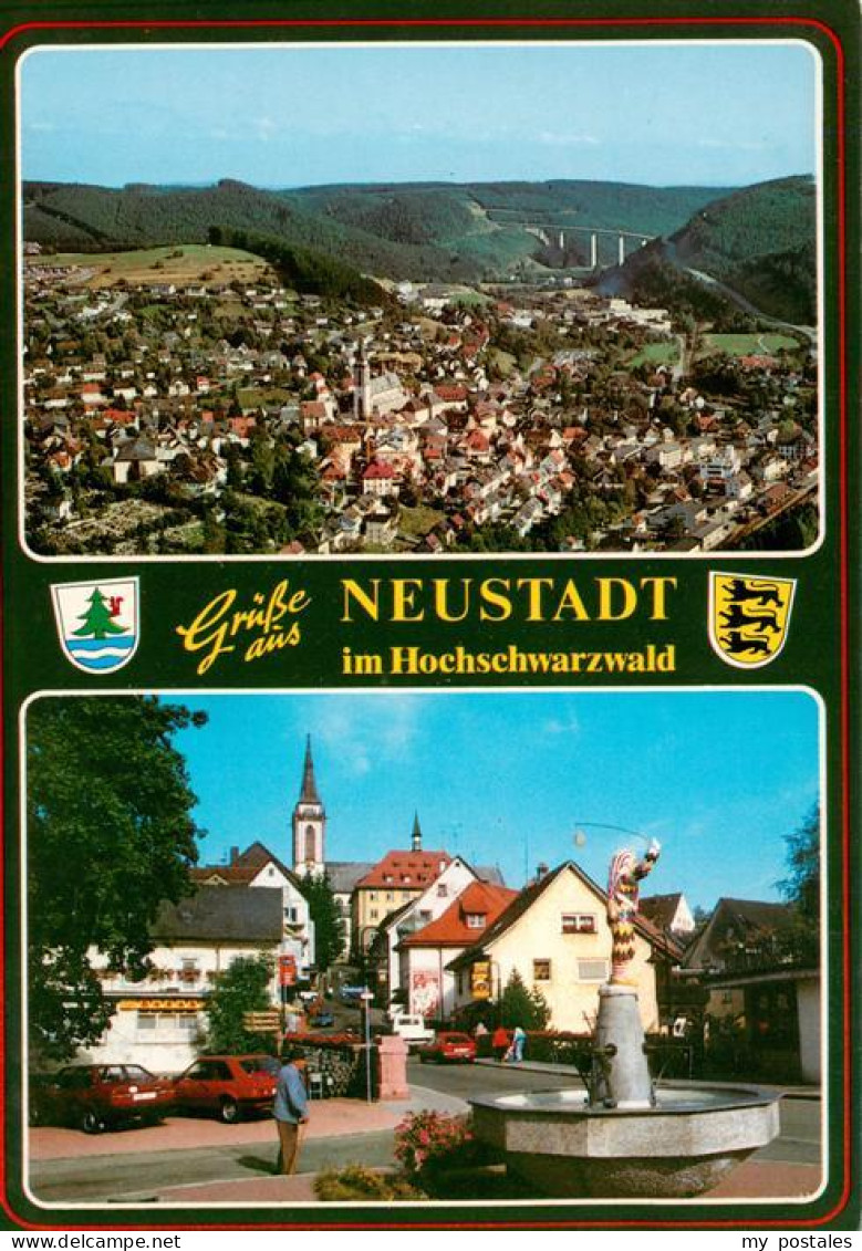 73929447 Neustadt__Schwarzwald_Titisee-Neustadt Fliegeraufnahme Stadtplatz Mit B - Titisee-Neustadt