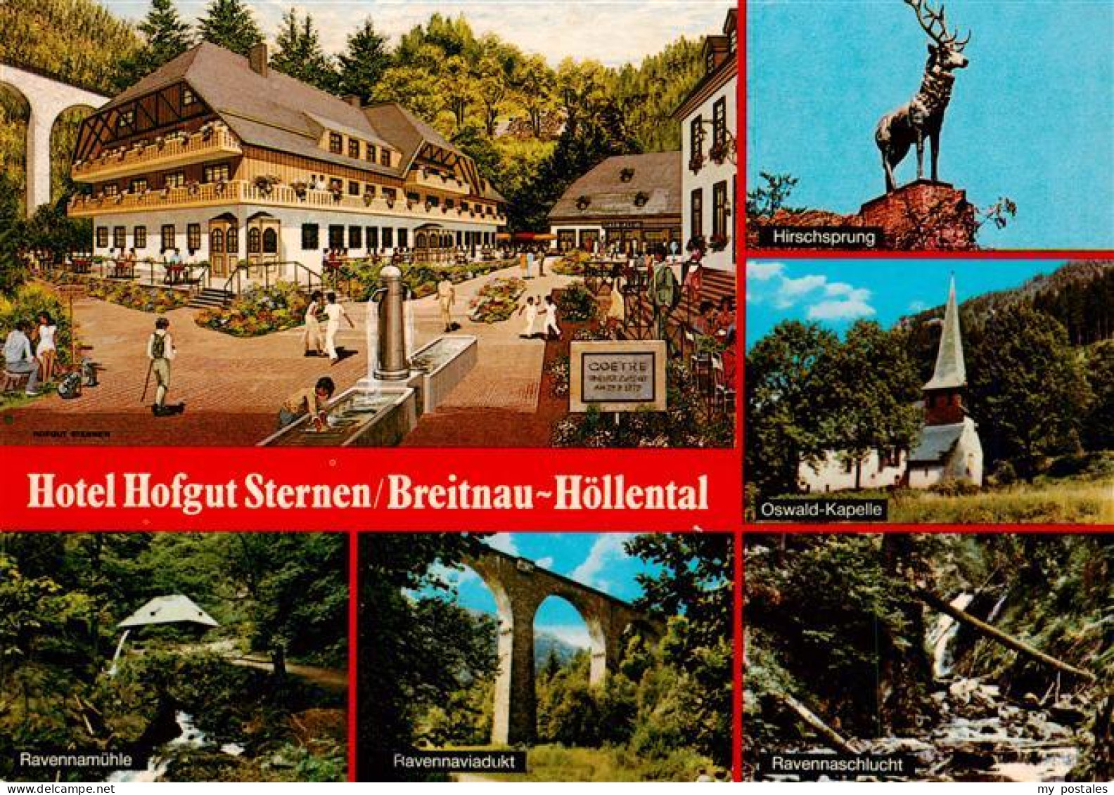 73929436 Hoellental_Schwarzwald Hotel Hofgut Sternen Hirschsprung Oswald Kaelle  - Autres & Non Classés