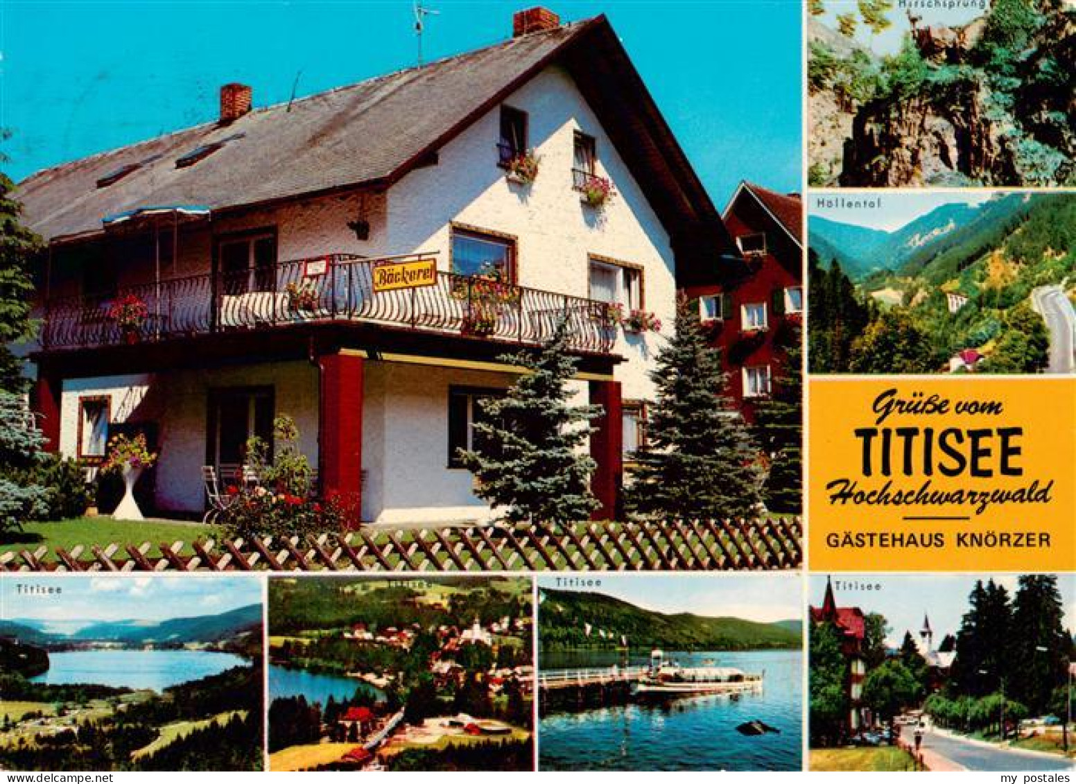 73929424 Titisee-Neustadt Gaestehaus Knoerzer Baeckerei Tagescafe Partien Am Tit - Titisee-Neustadt