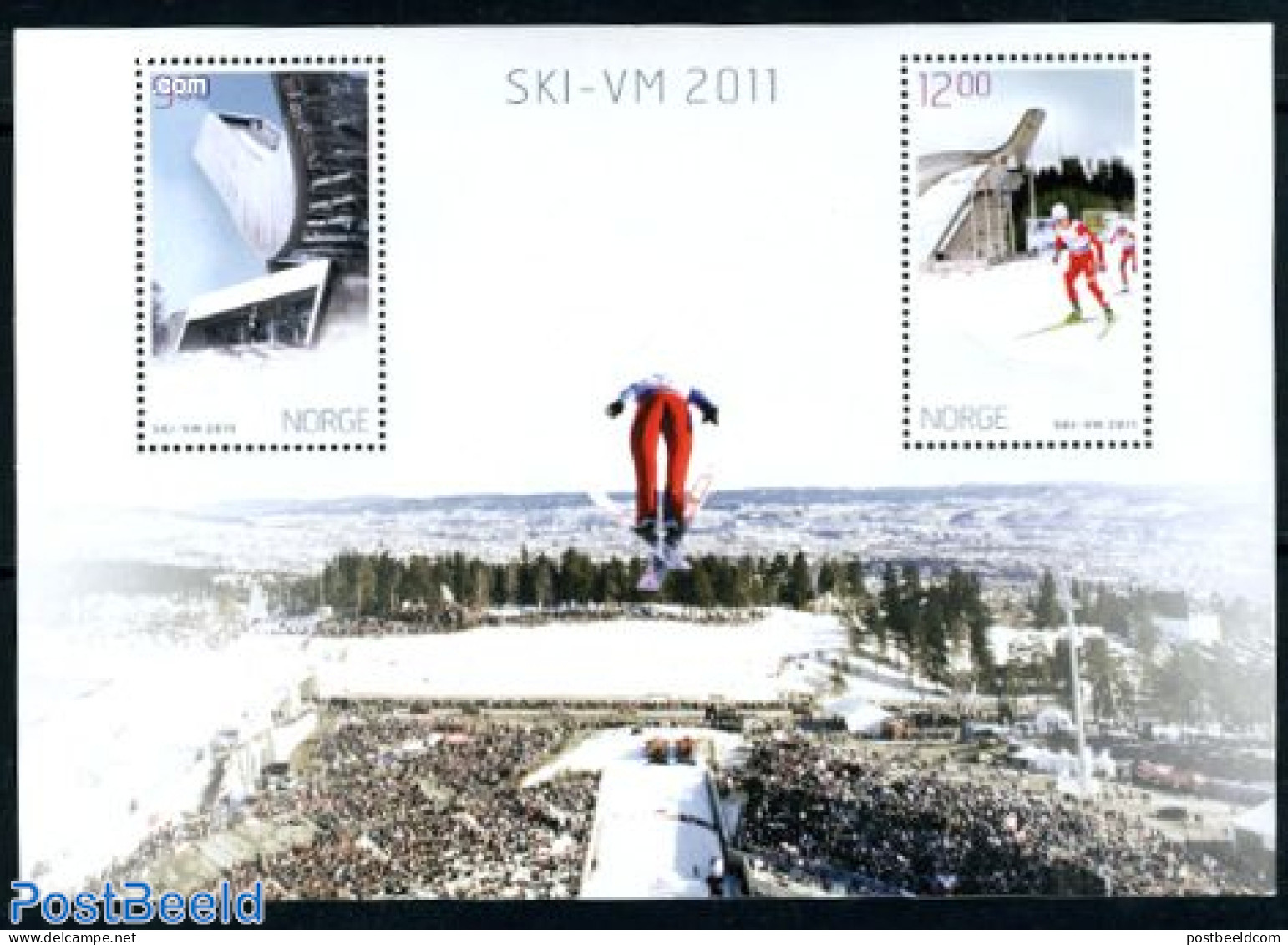 Norway 2011 World Cup Skiing S/s, Mint NH, Sport - Skiing - Sport (other And Mixed) - Nuevos