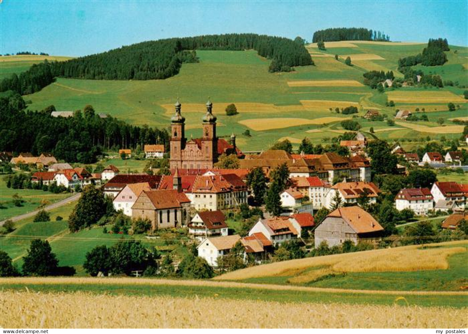 73929381 St_Peter_Schwarzwald Panorama Mit Kirche - St. Peter