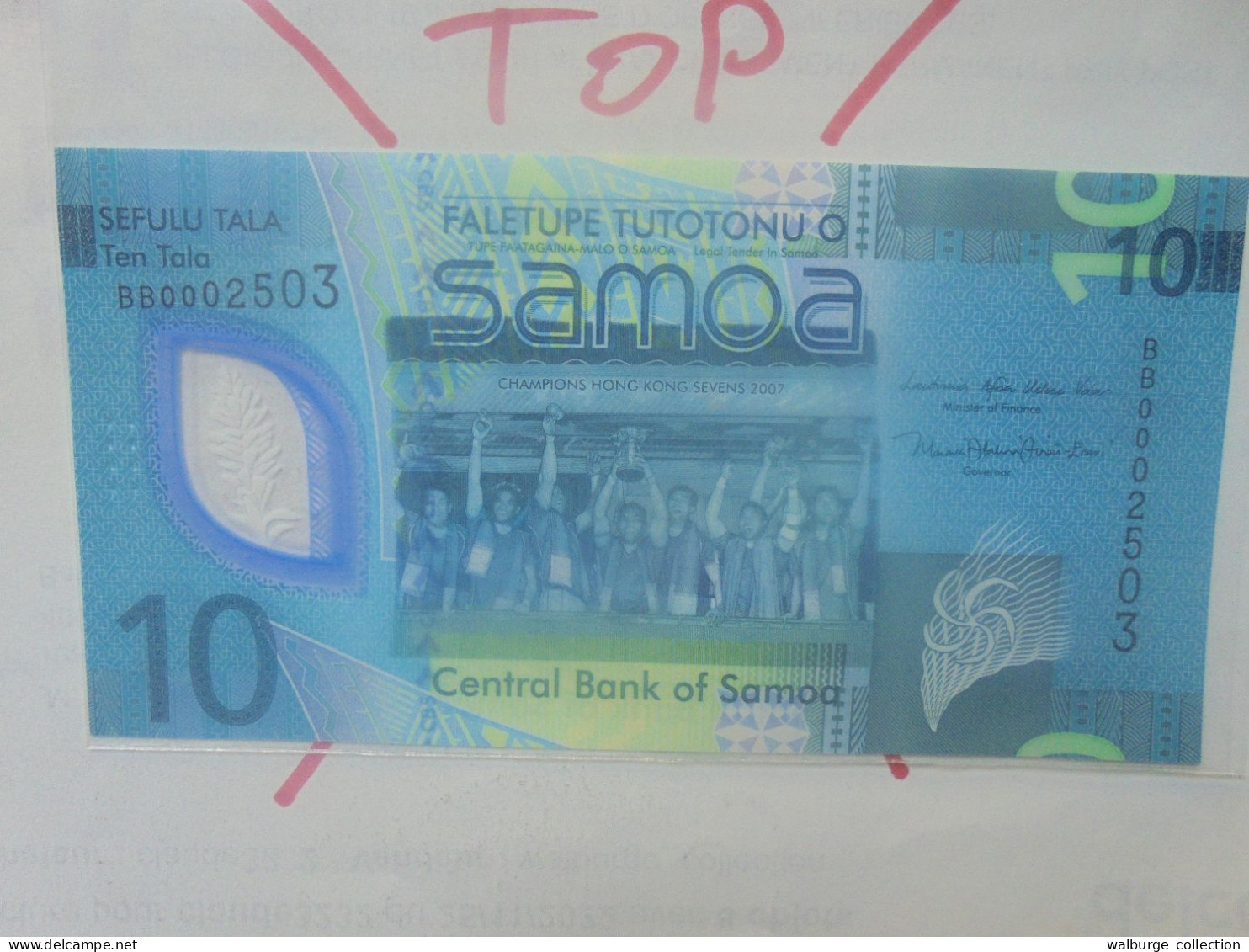 SAMOA 10 TALA ND (2022) Neuf/Unc (B.33) - Samoa