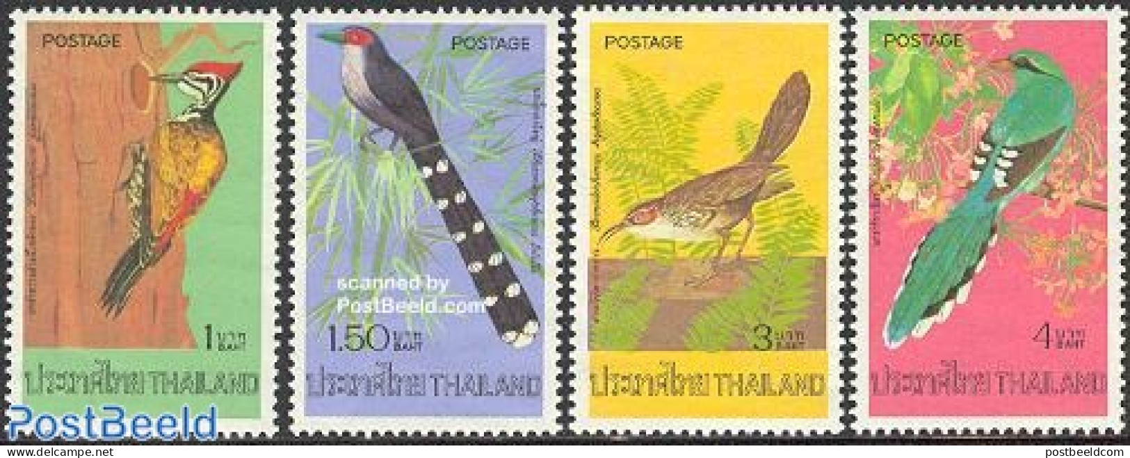 Thailand 1976 Birds 4v, Mint NH, Nature - Birds - Thailand