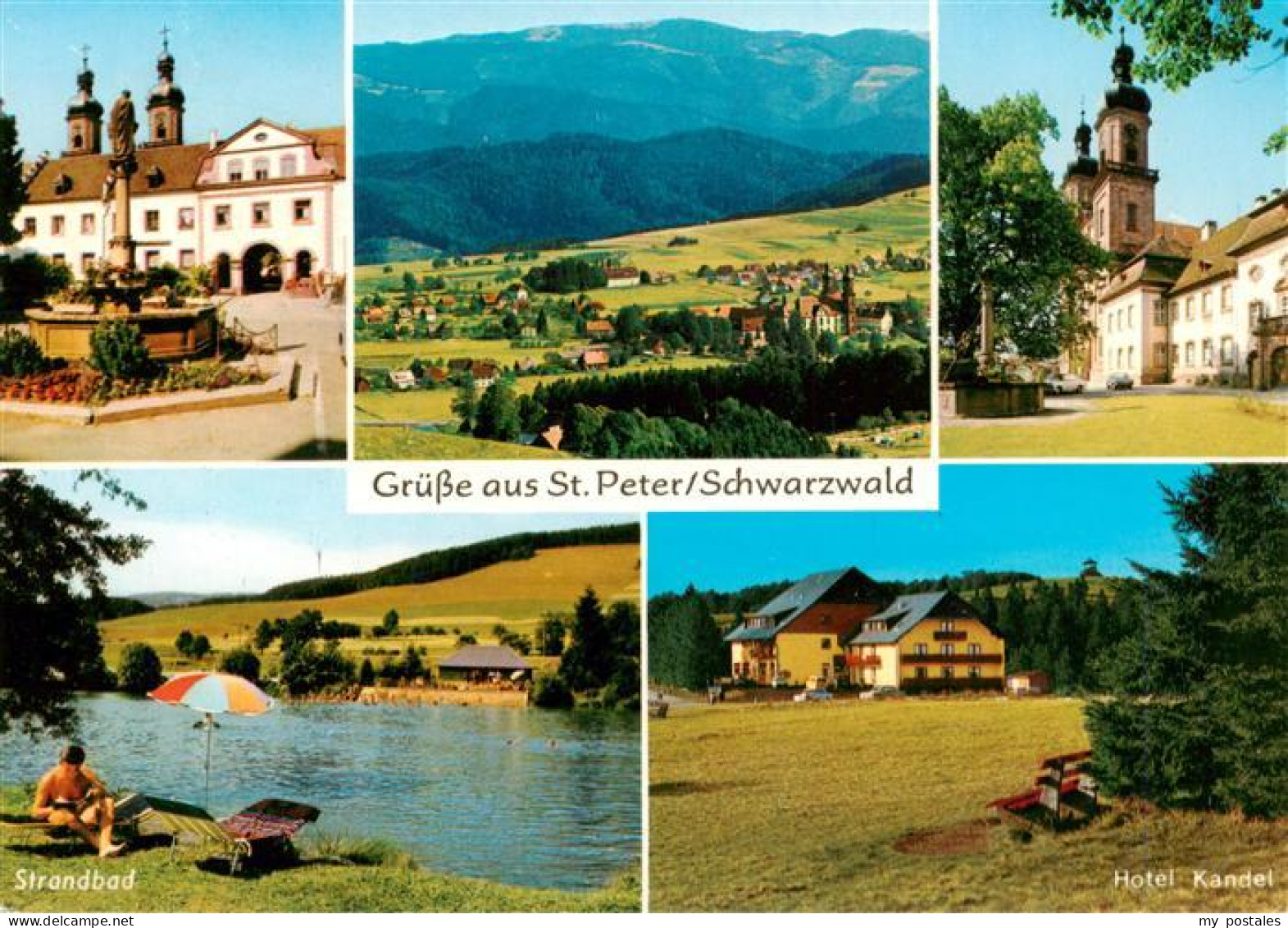 73929346 St_Peter_Schwarzwald Pfarrkirche Seminar Panorama Strandbad Hotel Kande - St. Peter