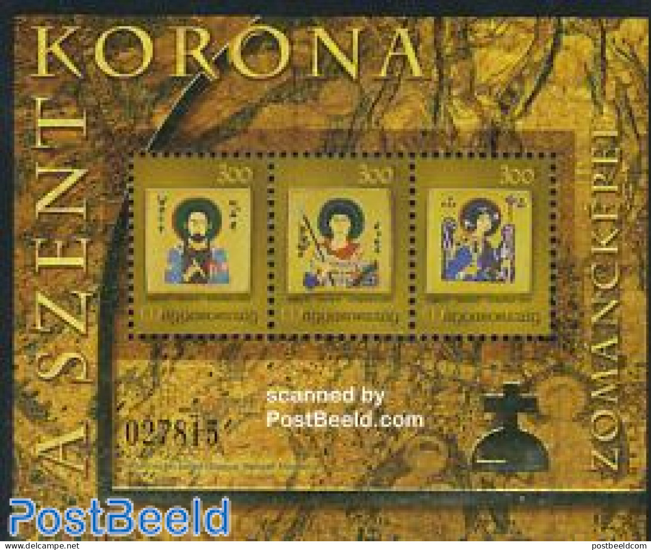 Hungary 2007 Holy Crown S/s, Mint NH, Religion - Religion - Unused Stamps