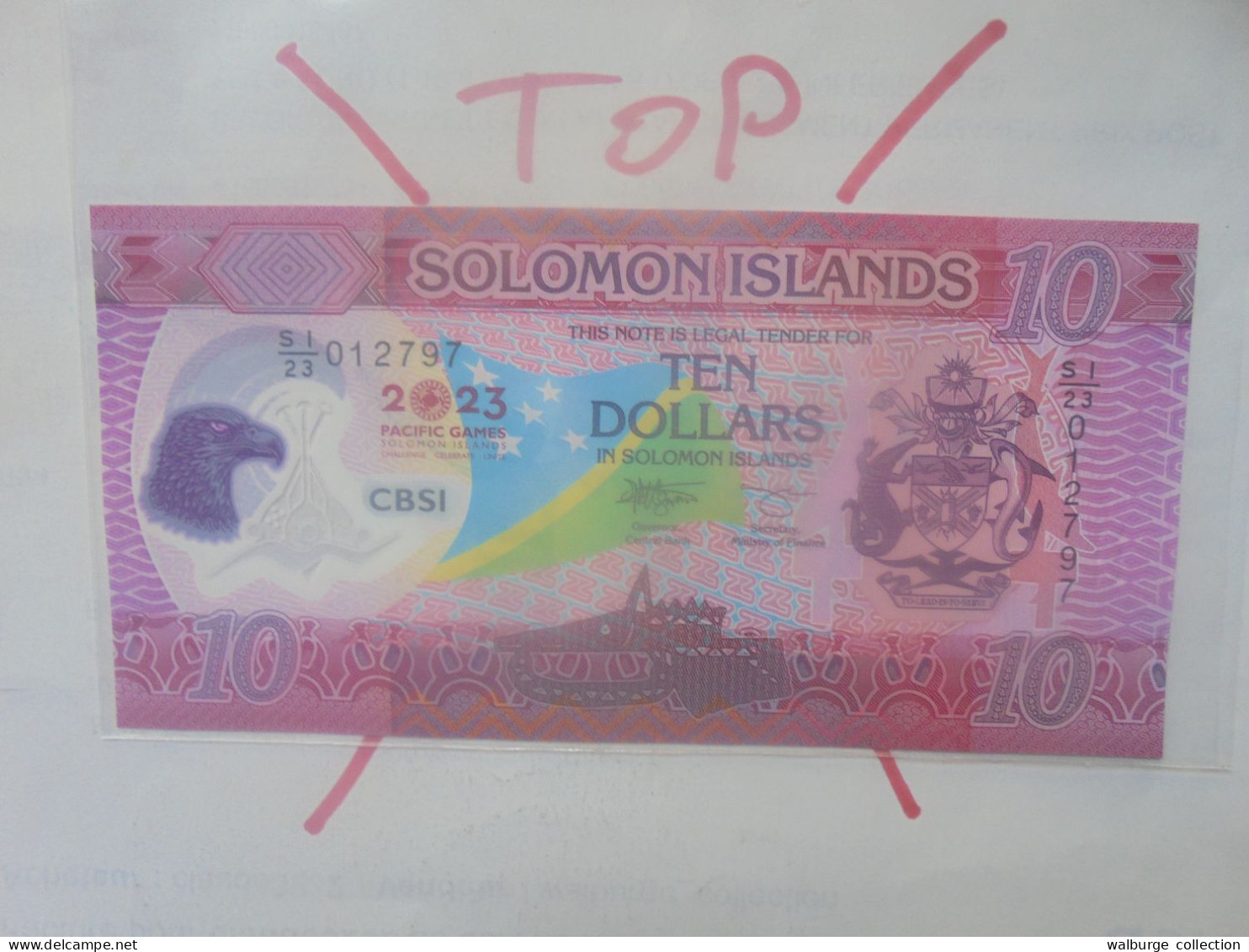 SOLOMON 10$ 2023 Neuf/Unc (B.33) - Solomonen